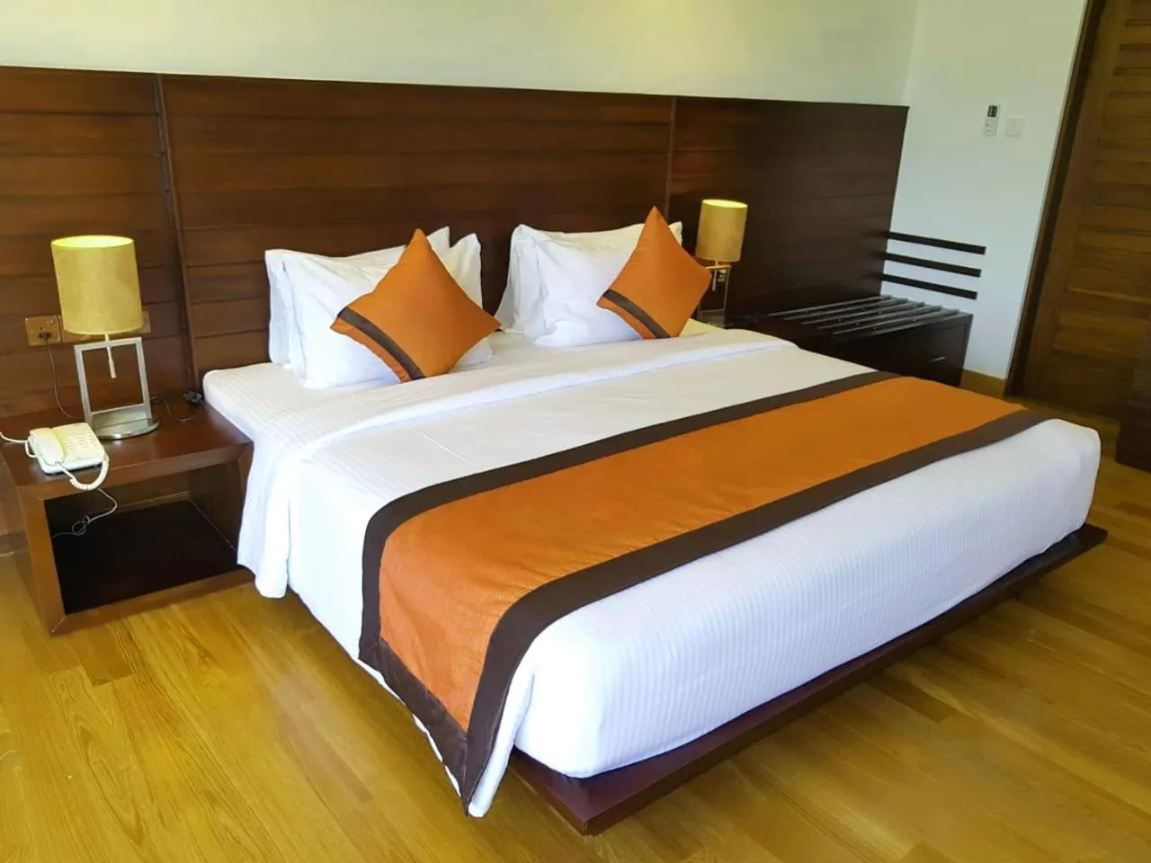 Bed in Nilaveli Beach Hotel