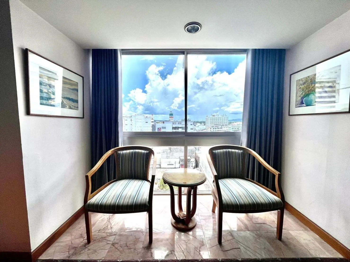Seating area in Asian Hotel