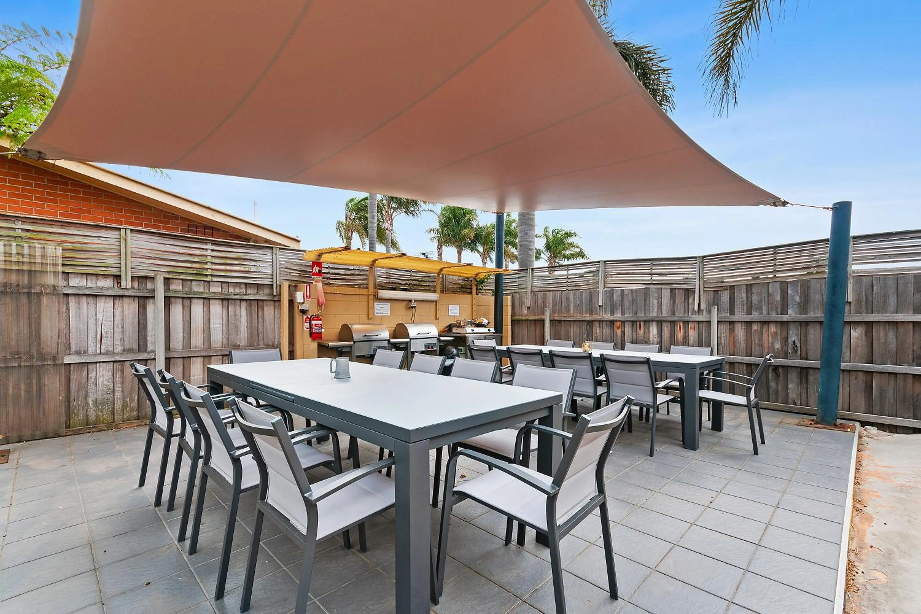 BBQ facilities in Allambi Holiday Apartments