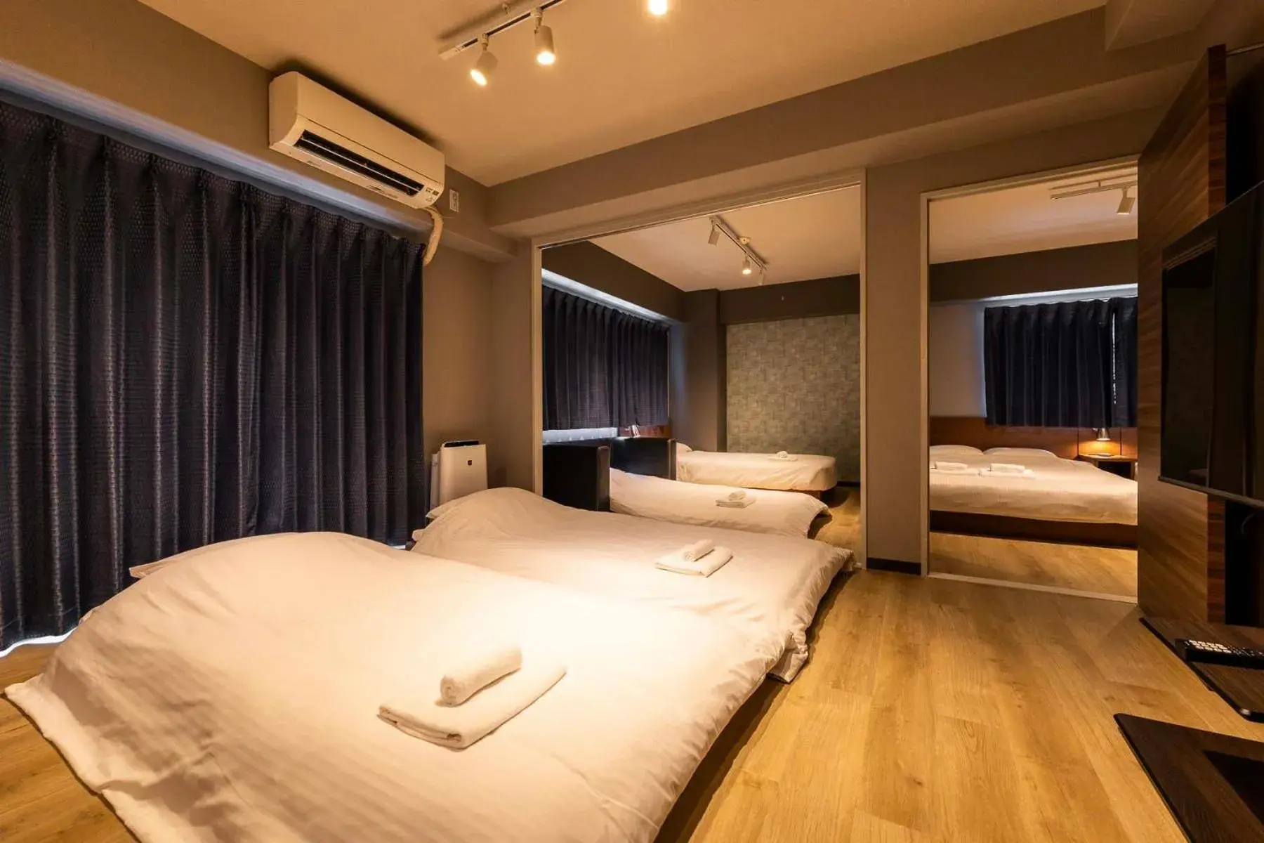 Photo of the whole room, Bed in e-stay namba Photo of the whole room, Bed in e-stay namba