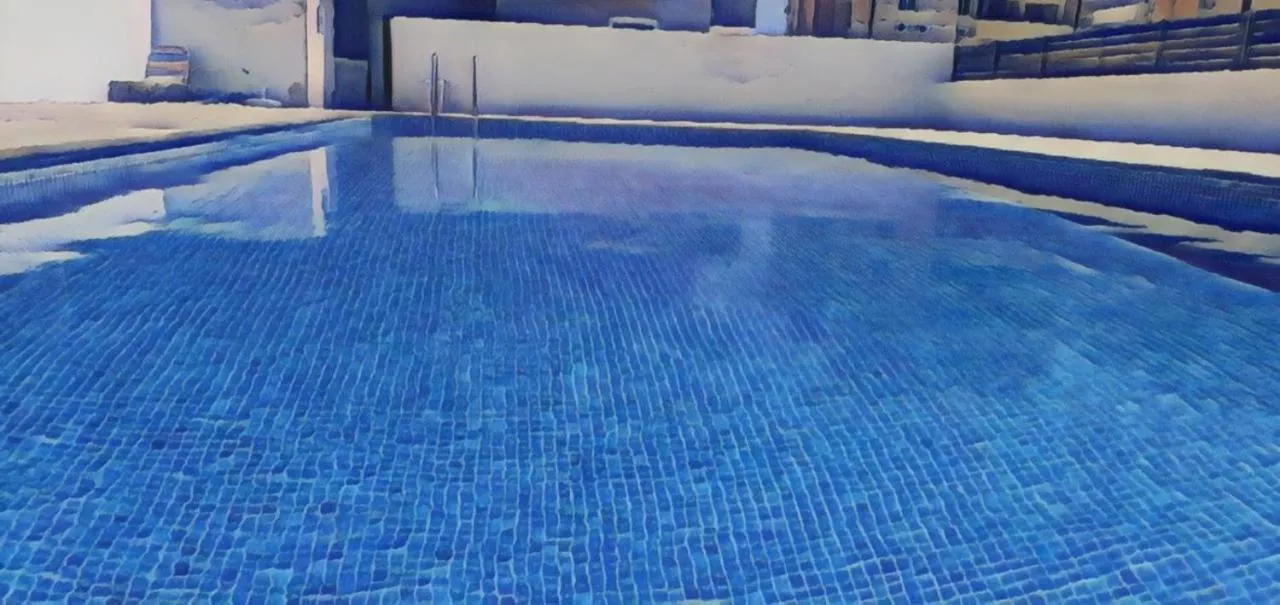 Swimming pool in Vasilas Holiday Apartment #1