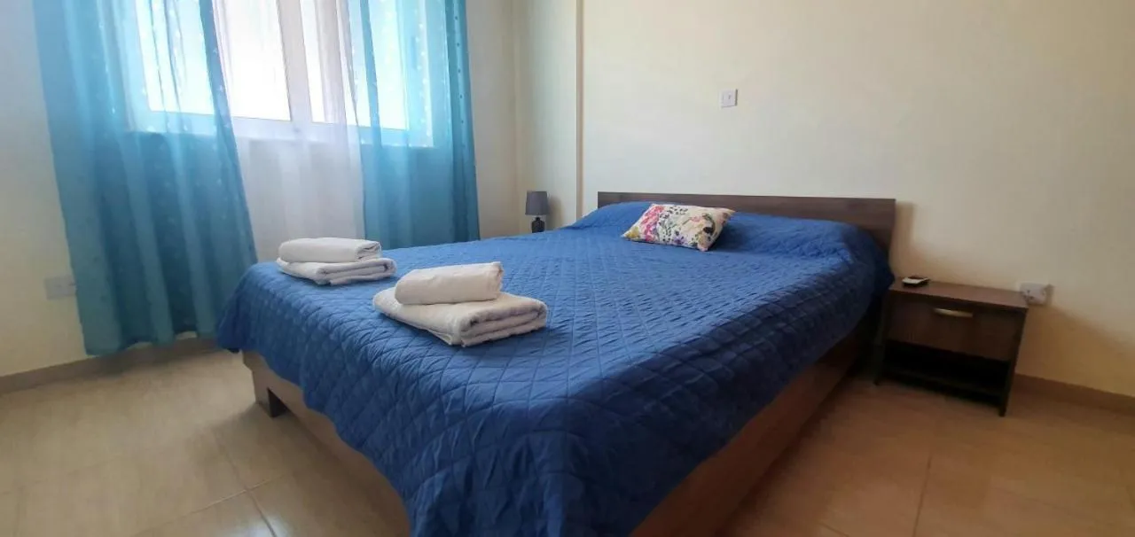 Bed in Vasilas Holiday Apartment #1