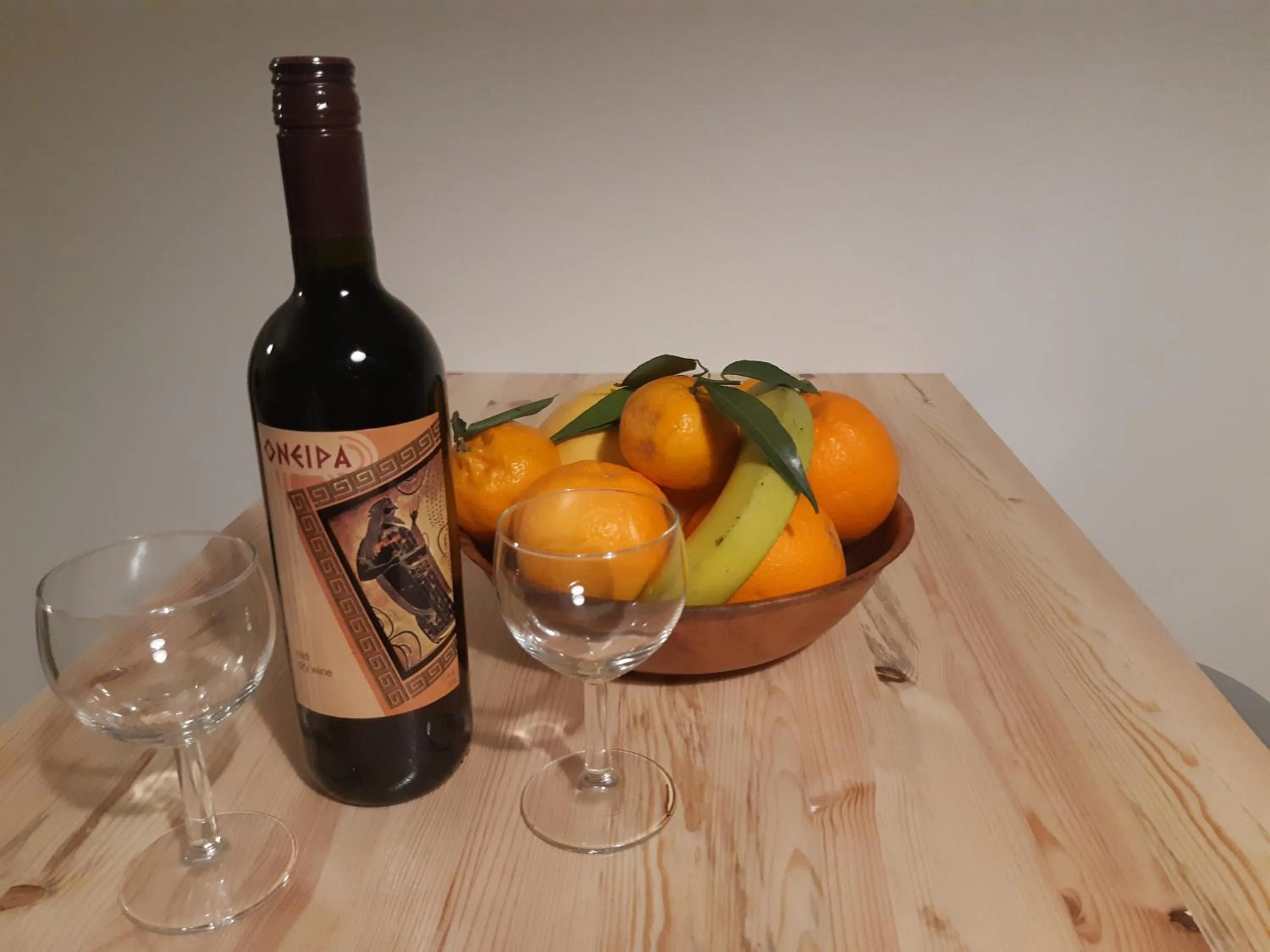 Food and drinks in Vasilas Holiday Apartment #1