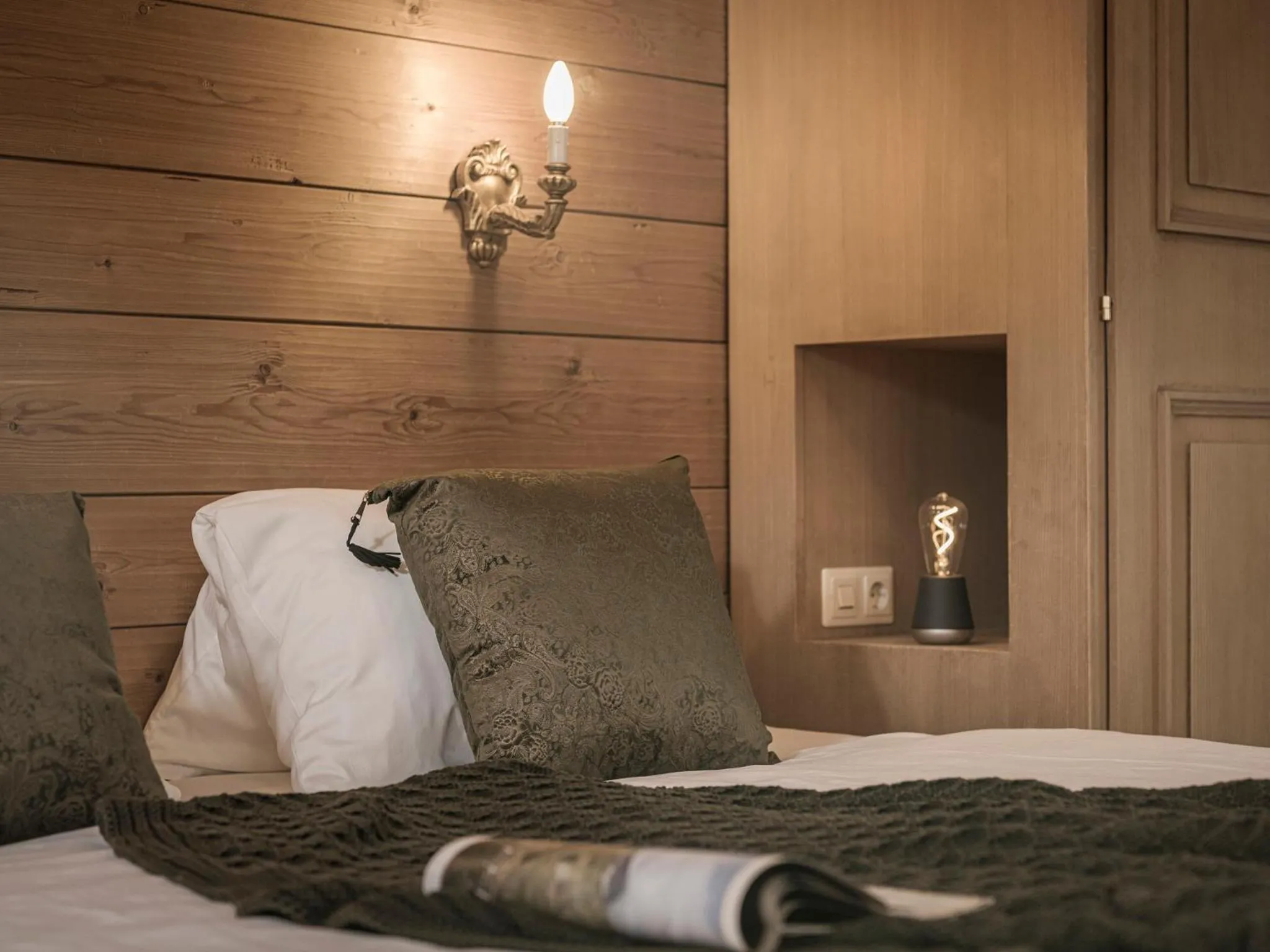 Bed in Hotel Post