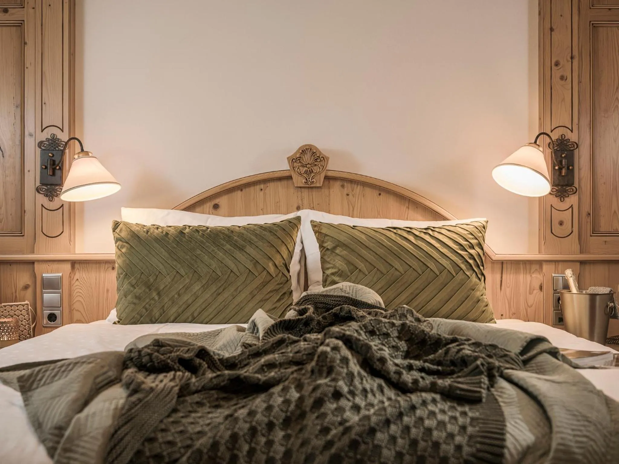 Bed in Hotel Post