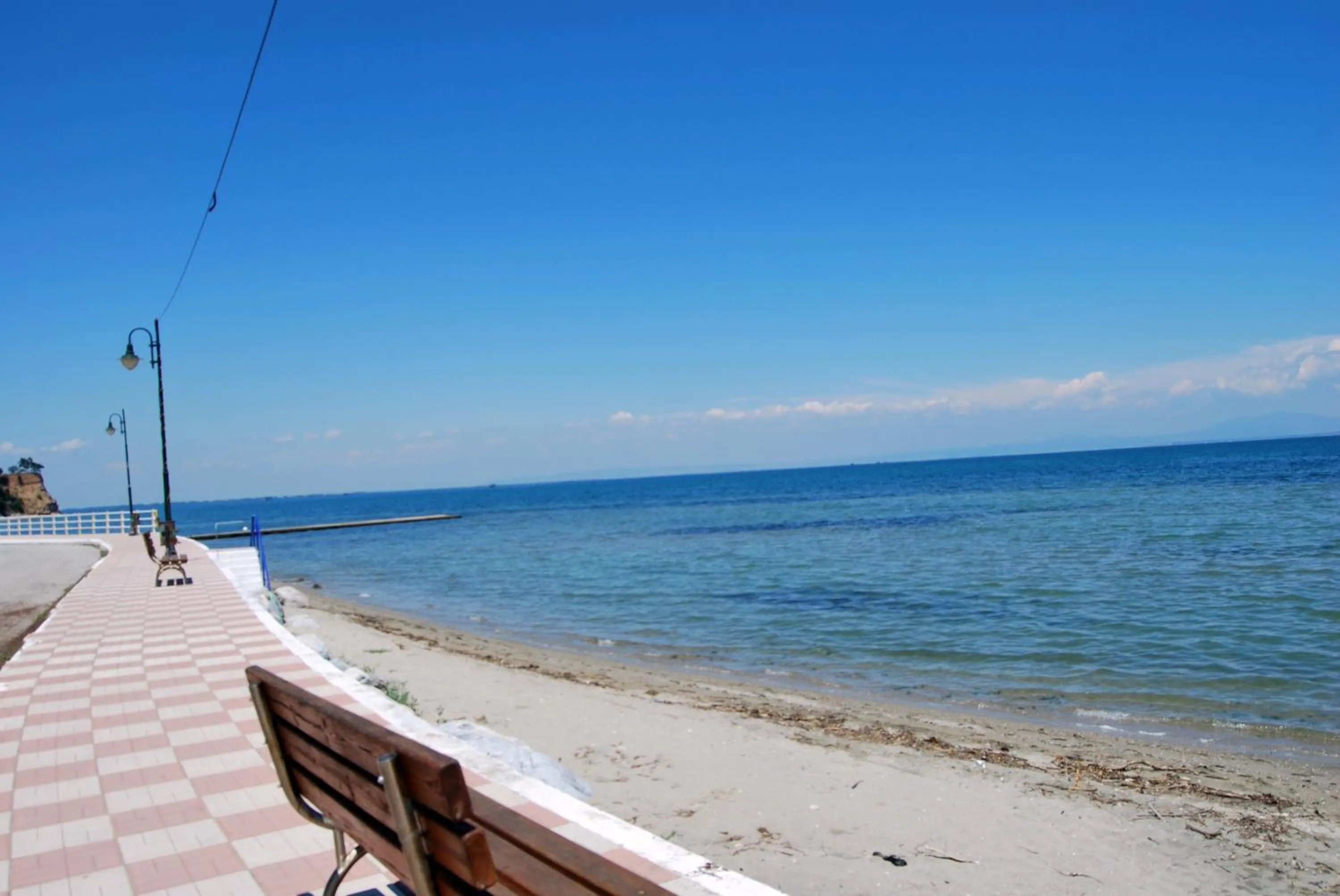 Beach in Hotel Achillion