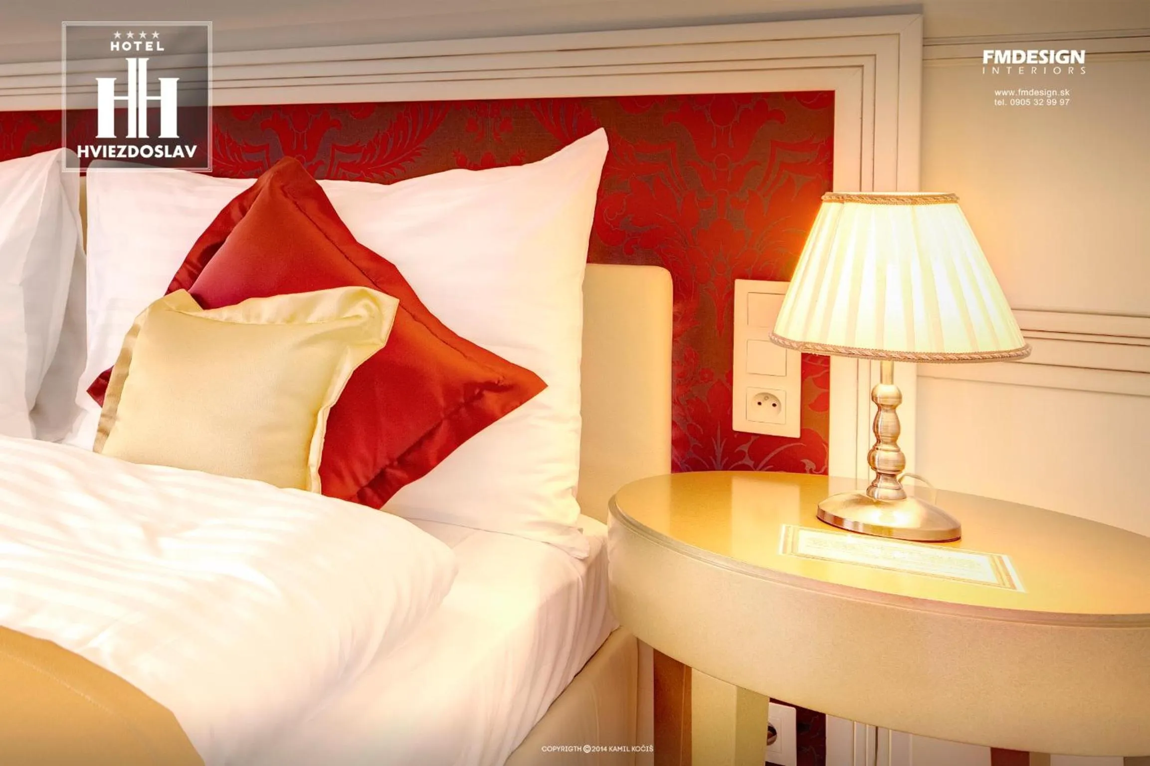 Decorative detail, Bed in Boutique Hotel Hviezdoslav