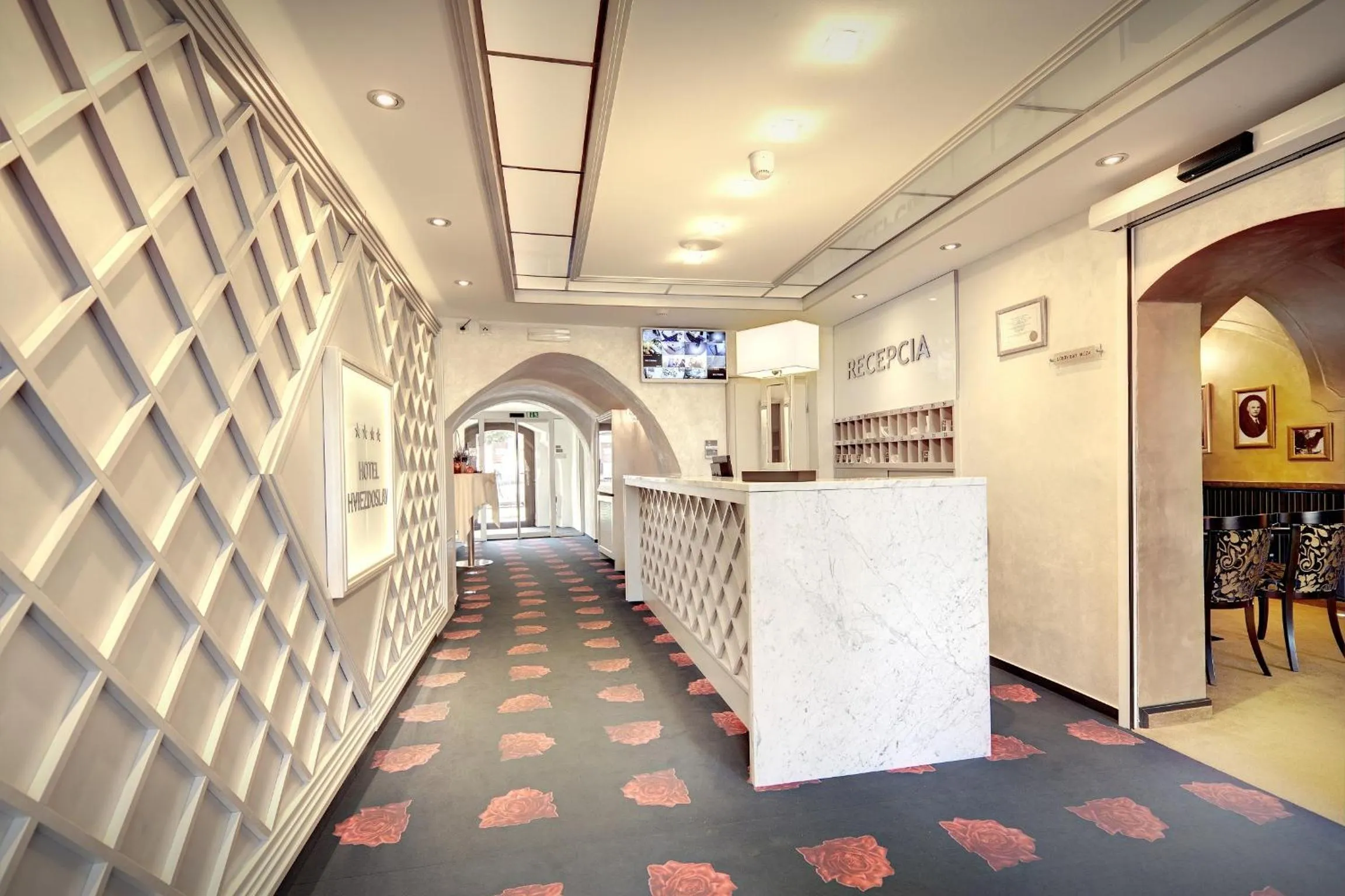 Lobby or reception in Boutique Hotel Hviezdoslav