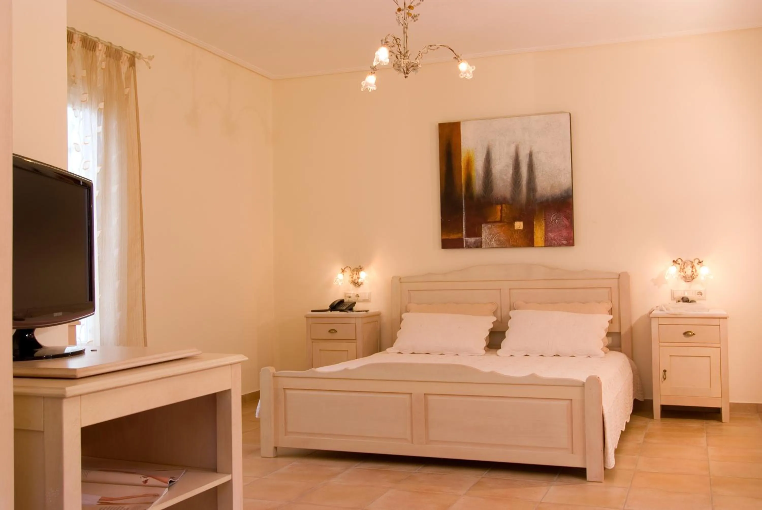 Decorative detail, Bed in Hotel Mediterranean