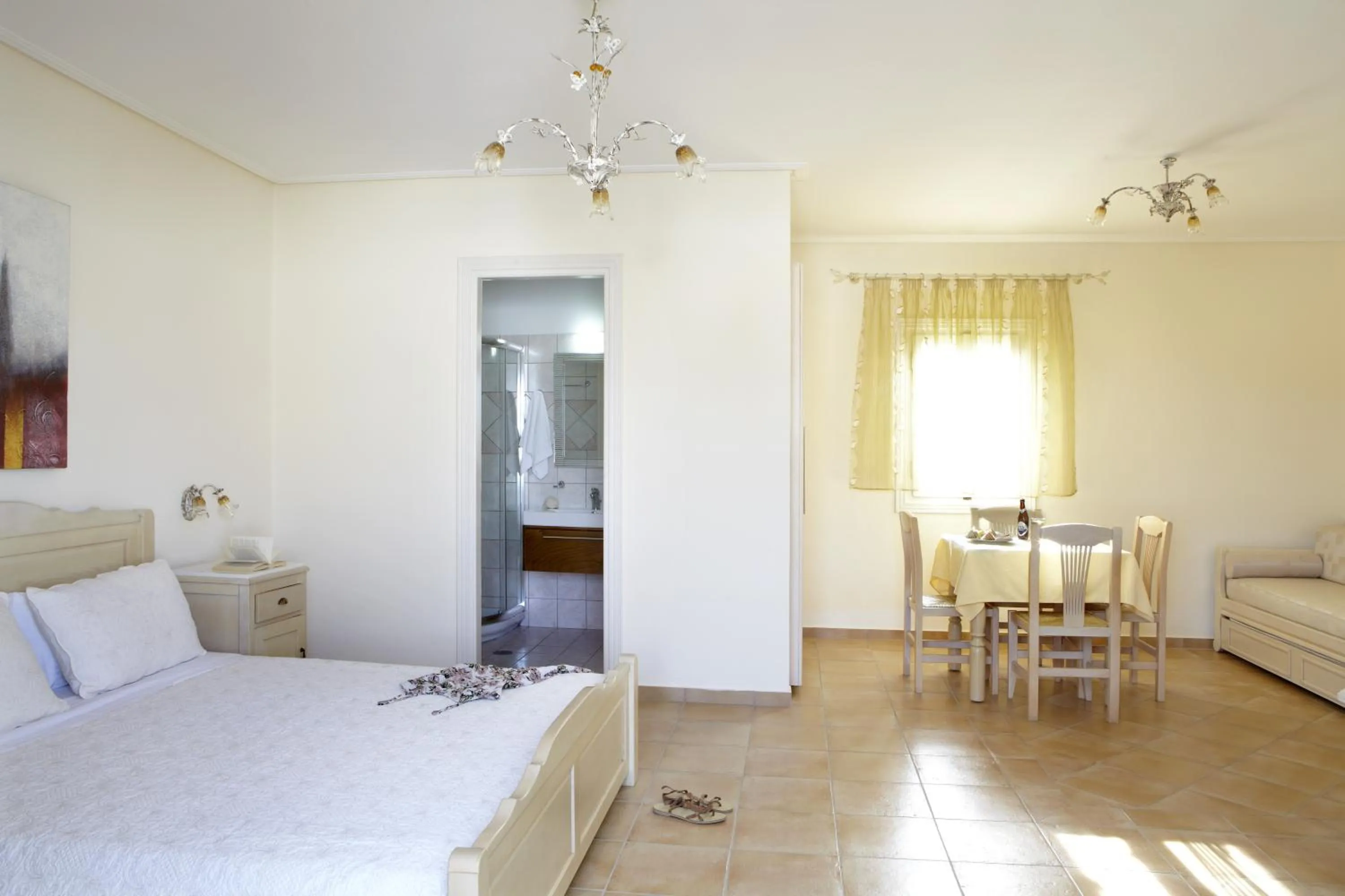 Bed in Hotel Mediterranean