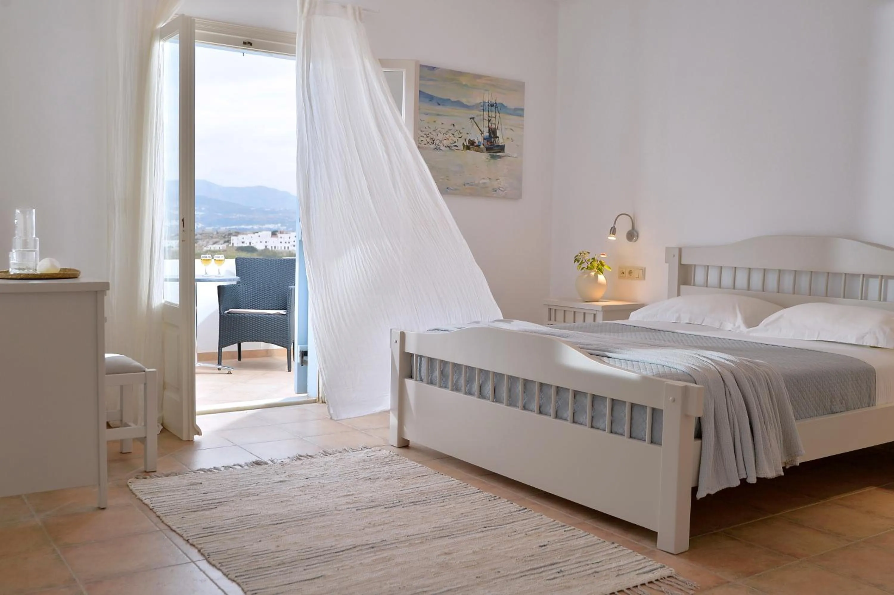 Bed in Hotel Mediterranean