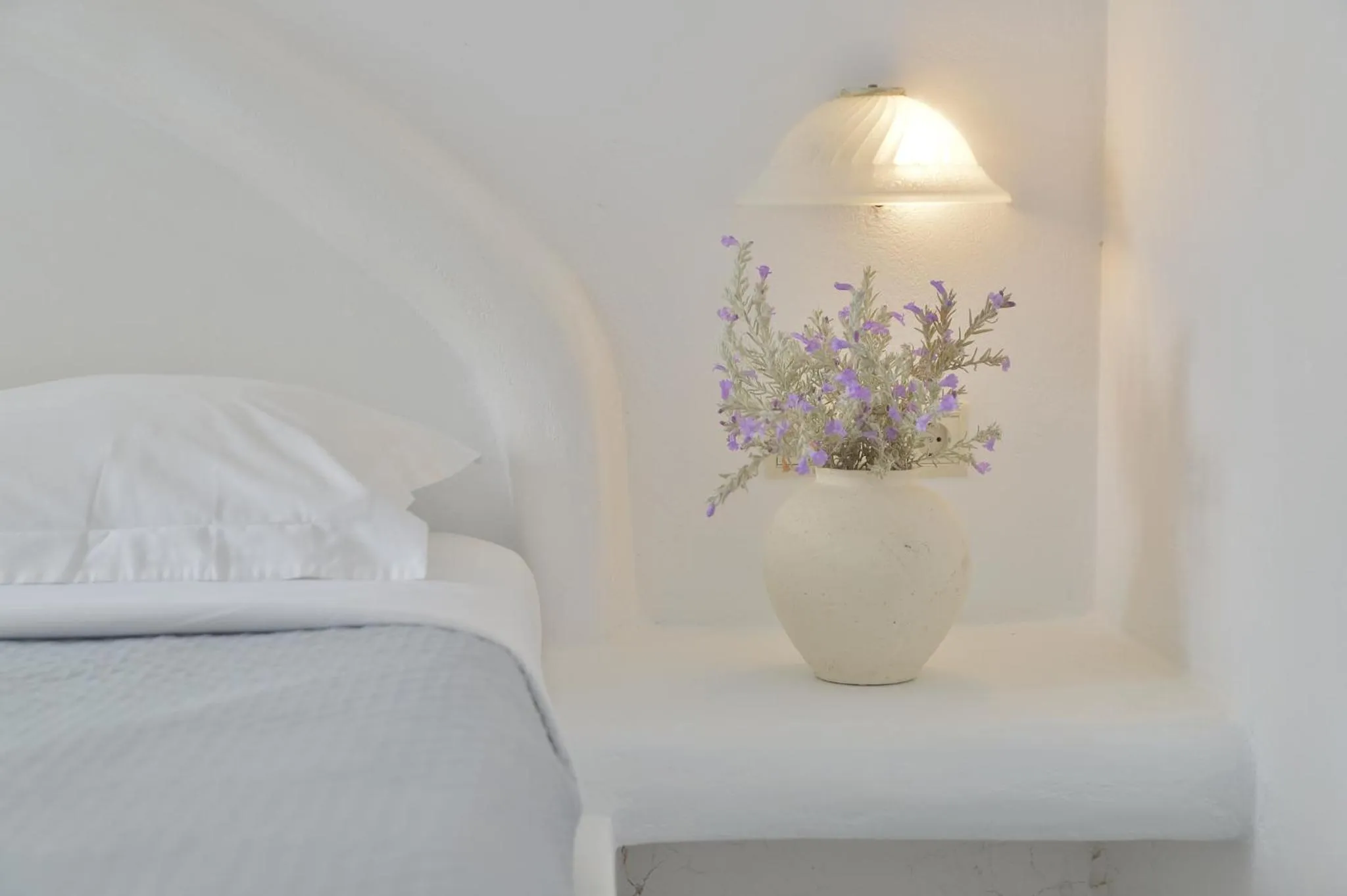 Bed in Hotel Mediterranean