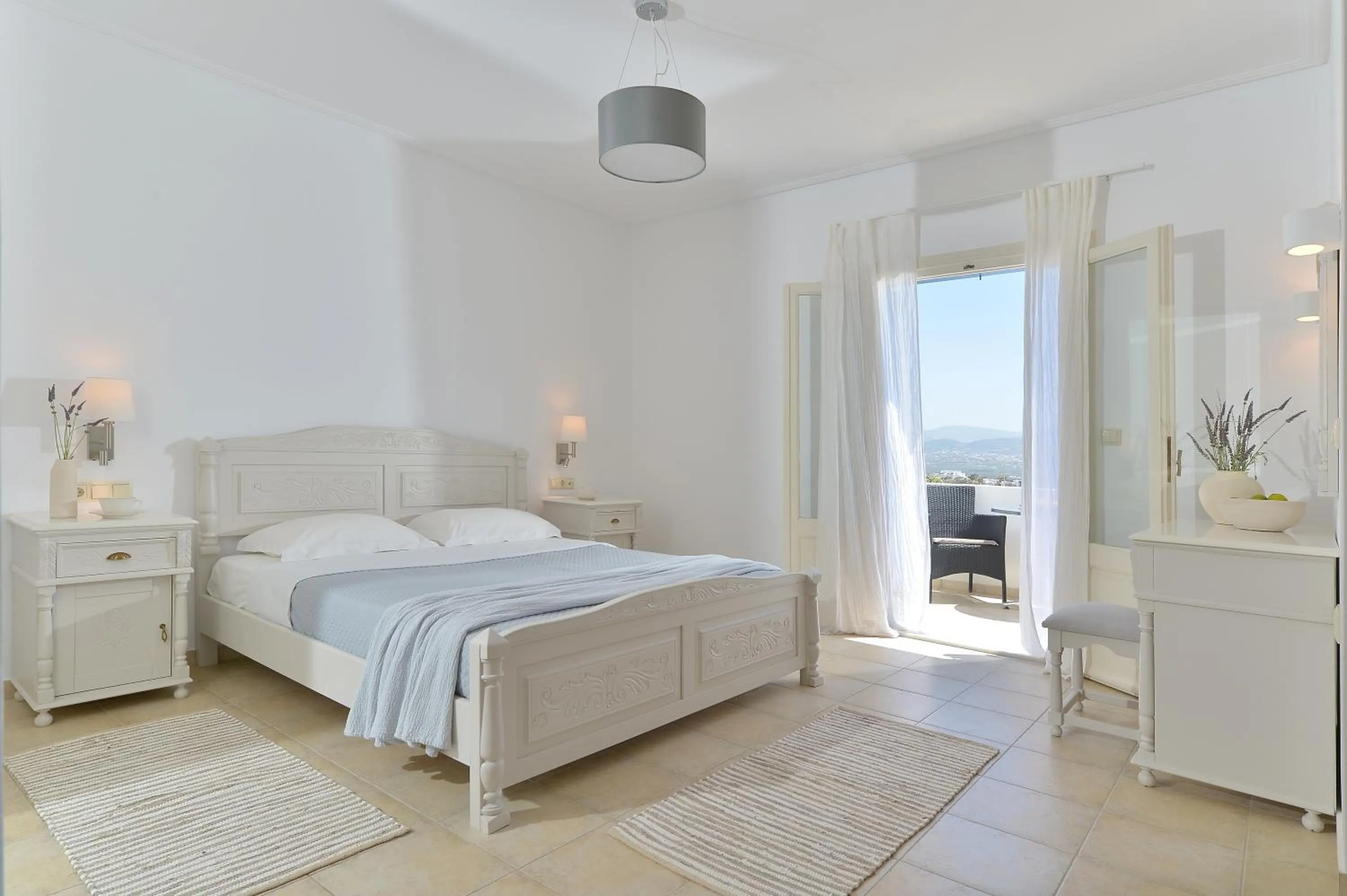 Bed in Hotel Mediterranean