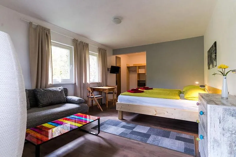 Bed in Landhotel Cafe Prälank