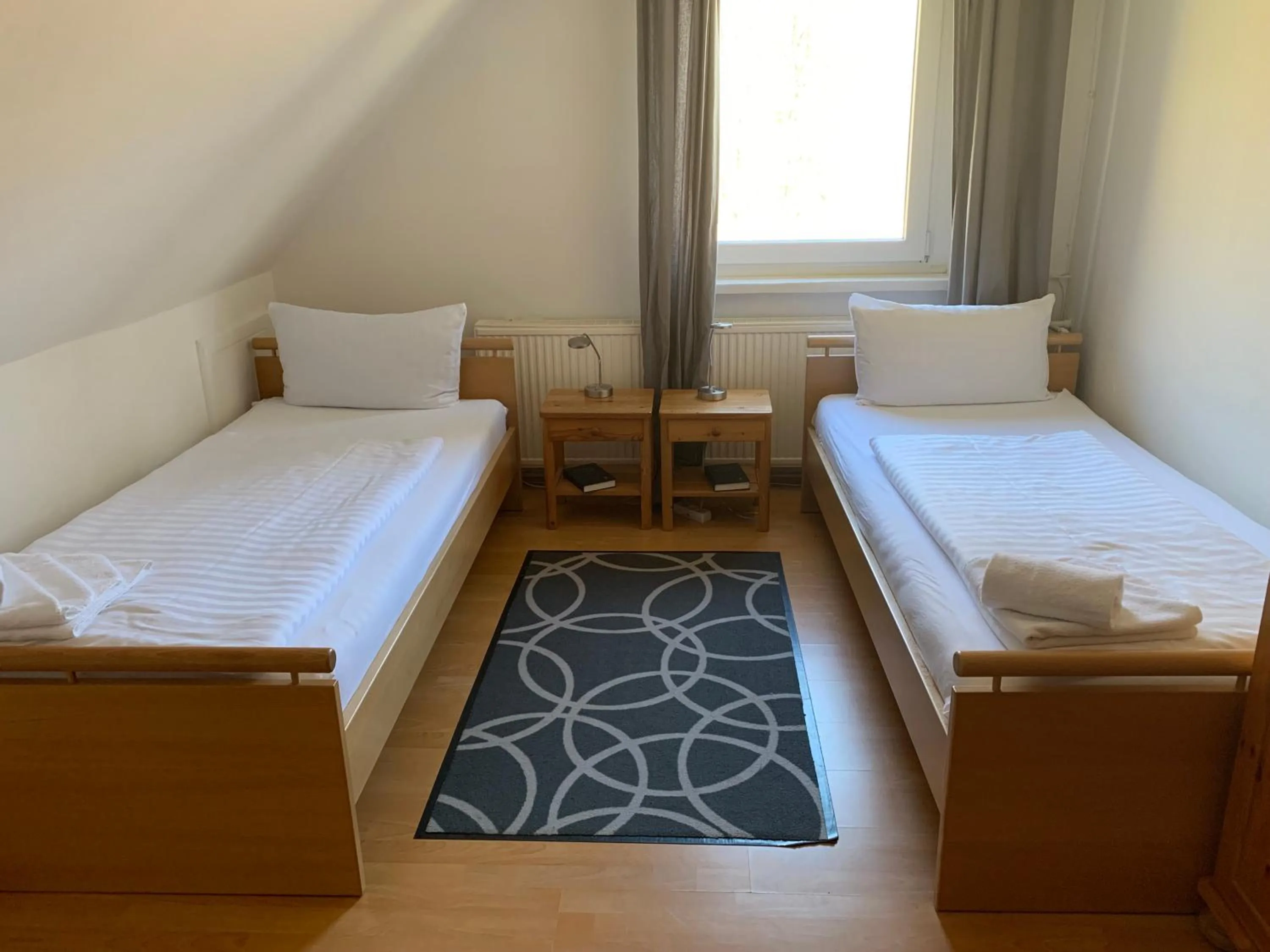 Bed in Landhotel Cafe Prälank