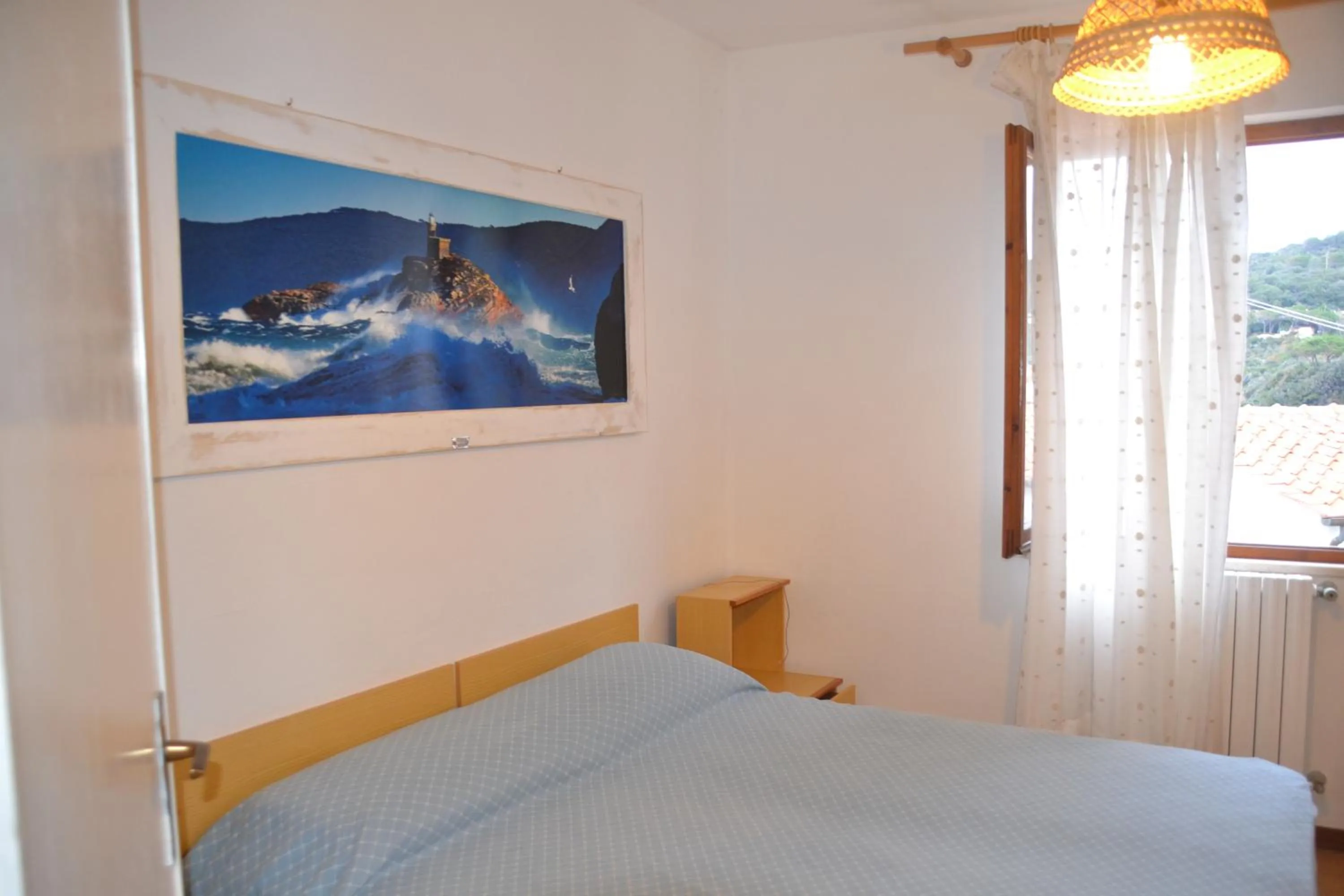 Bed in Hotel Scoglio Bianco