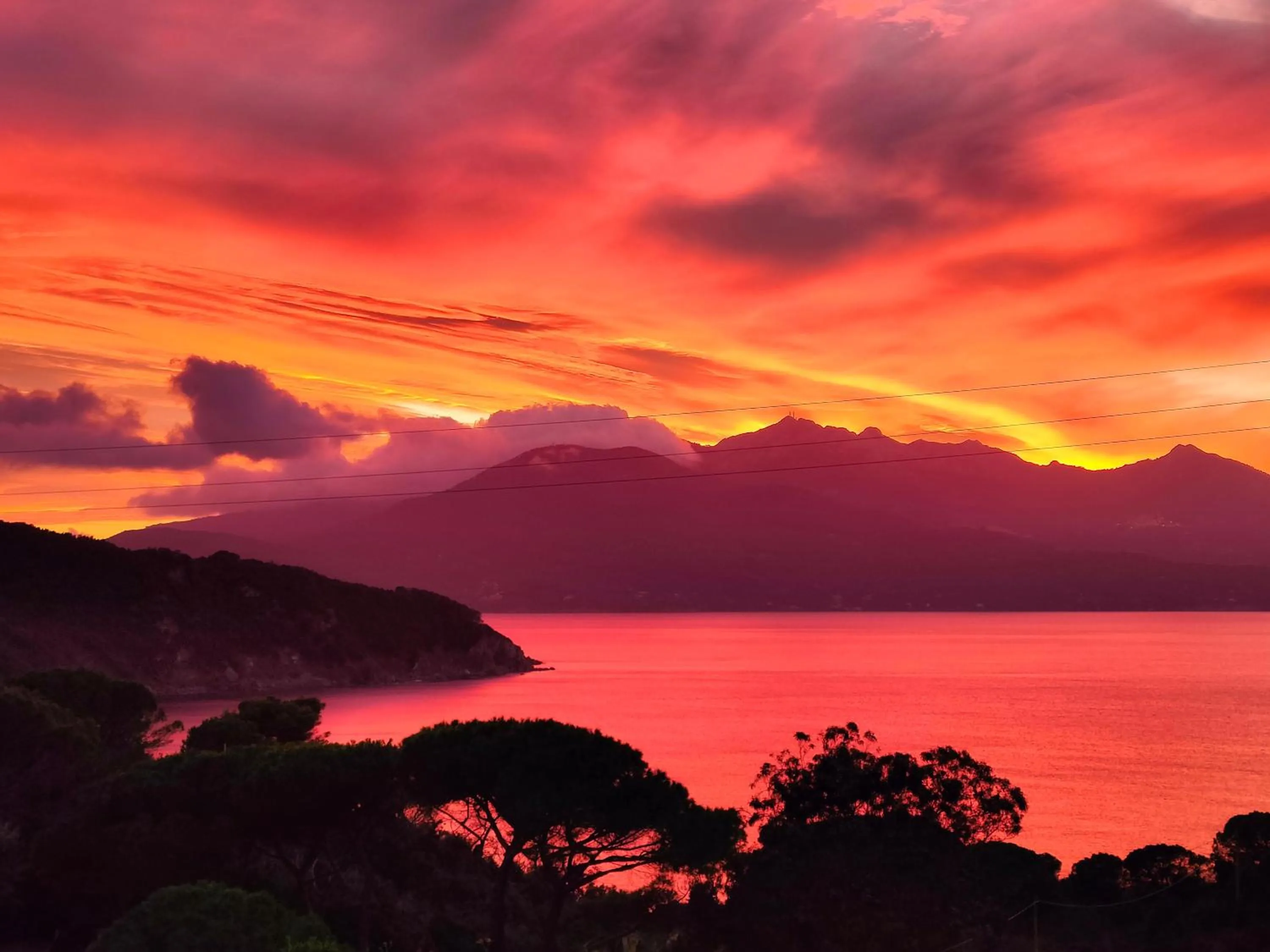 Natural landscape in Hotel Scoglio Bianco