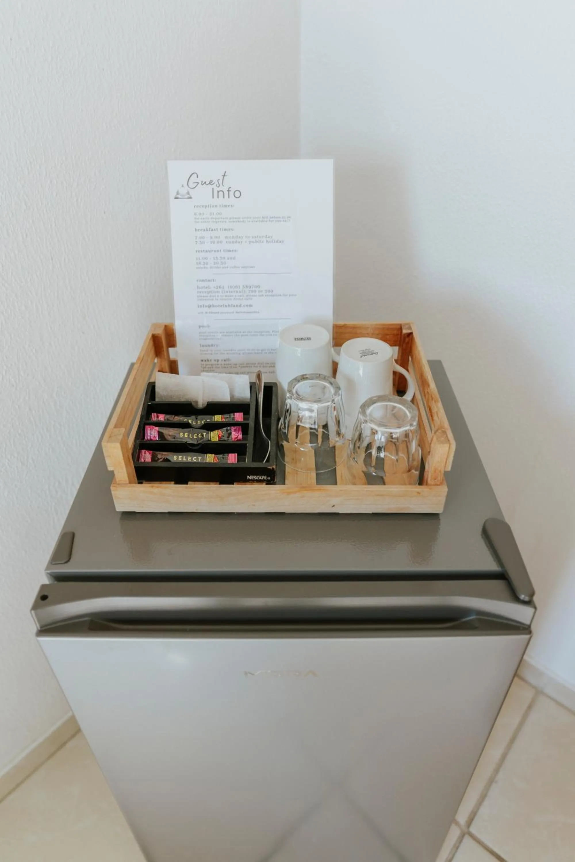 Coffee/tea facilities in Hotel Uhland