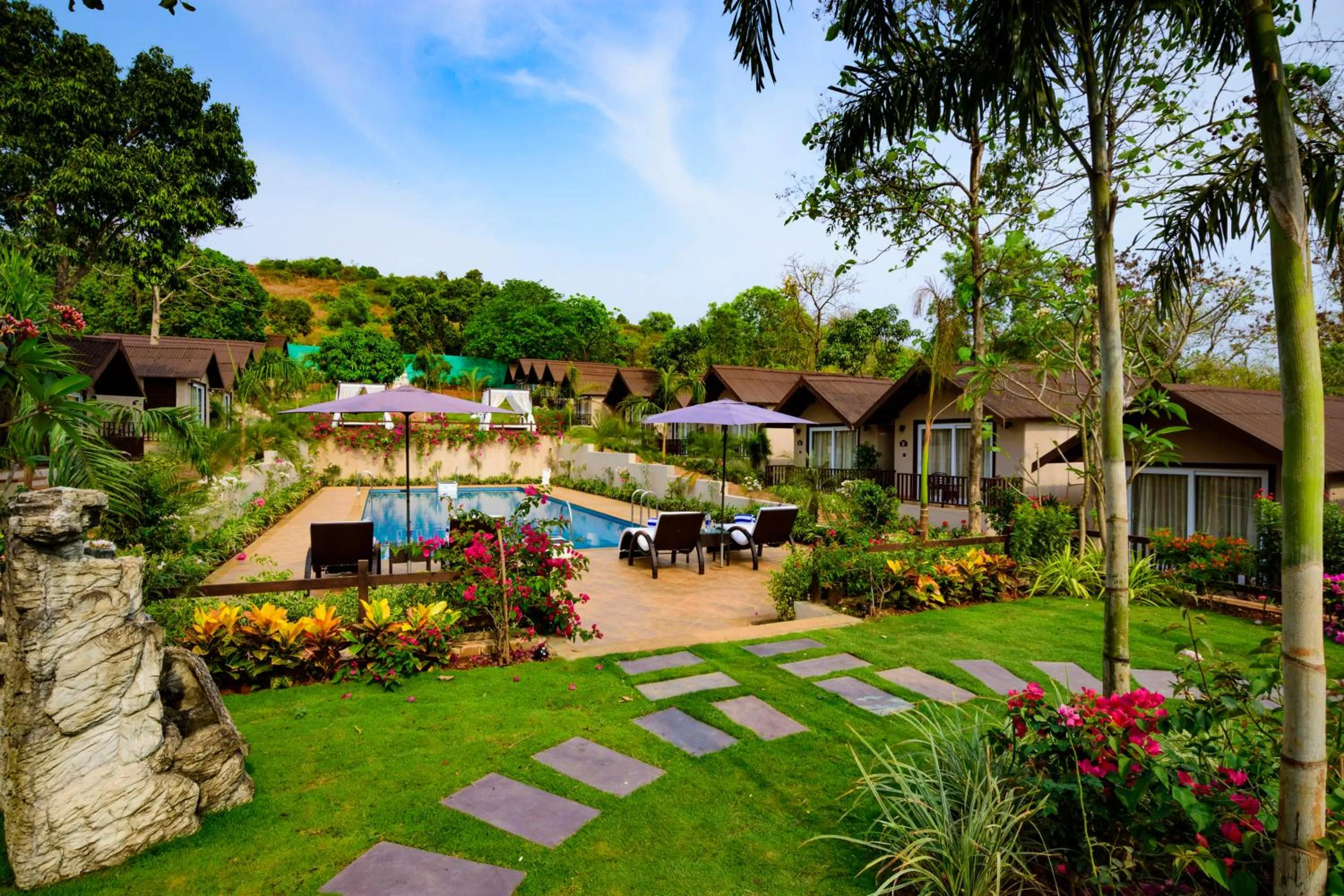 Property building in Stone Wood Resort, Mandrem