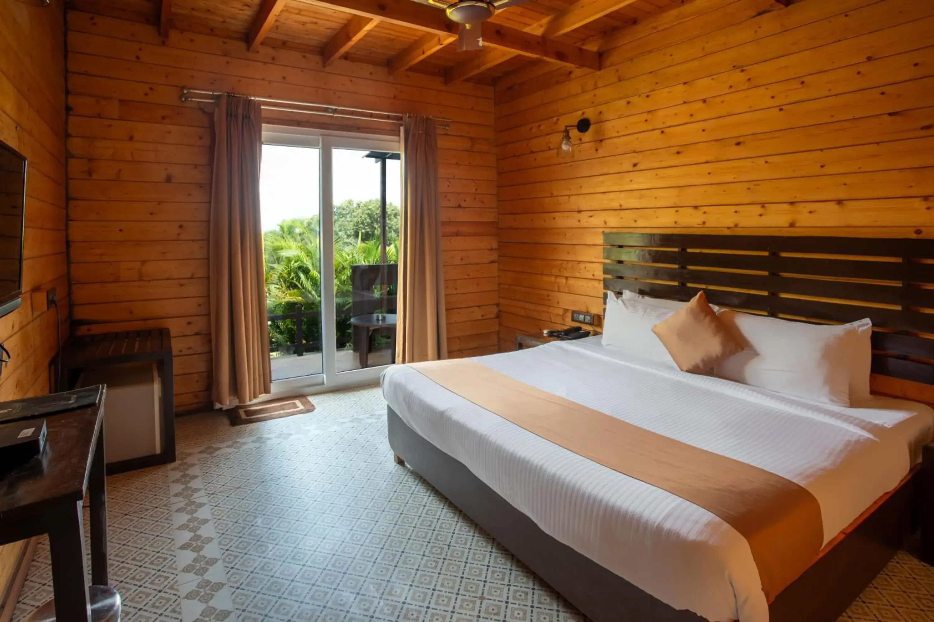 Bed in Stone Wood Resort, Mandrem Bed in Stone Wood Resort, Mandrem