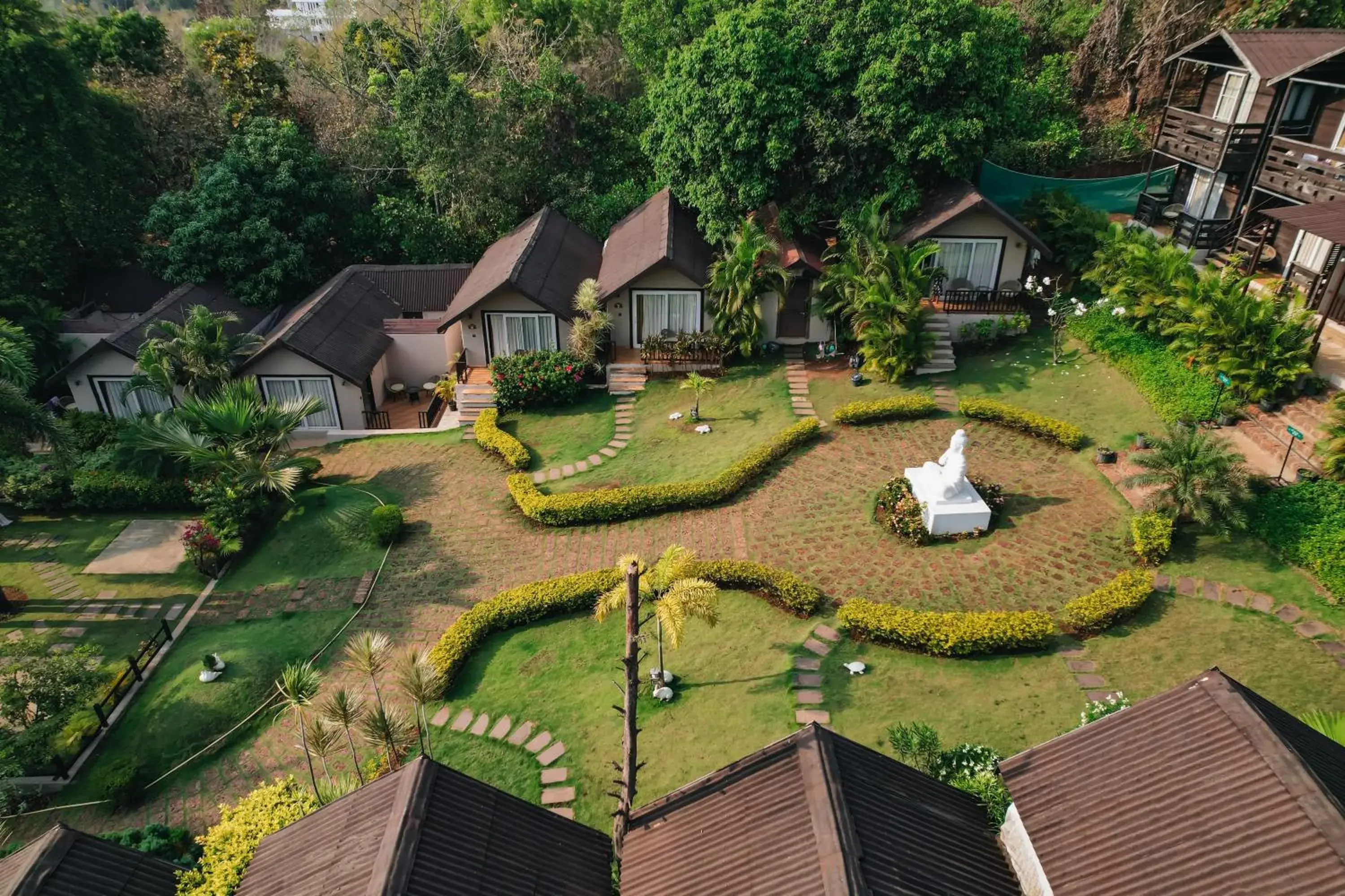 Facade/entrance in Stone Wood Resort, Mandrem Facade/entrance in Stone Wood Resort, Mandrem