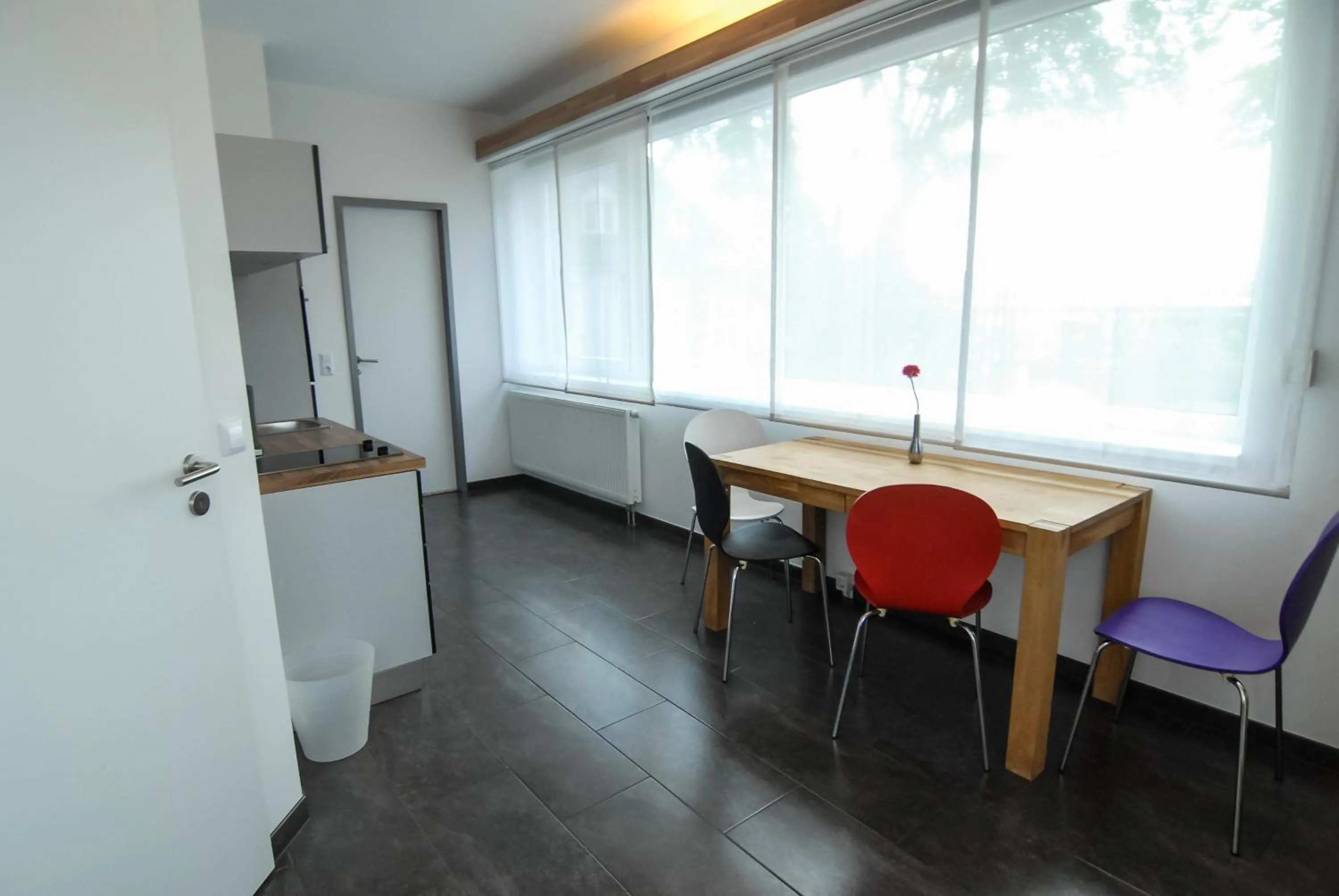 Kitchen or kitchenette in Petul Apart Hotel Am Ruhrbogen