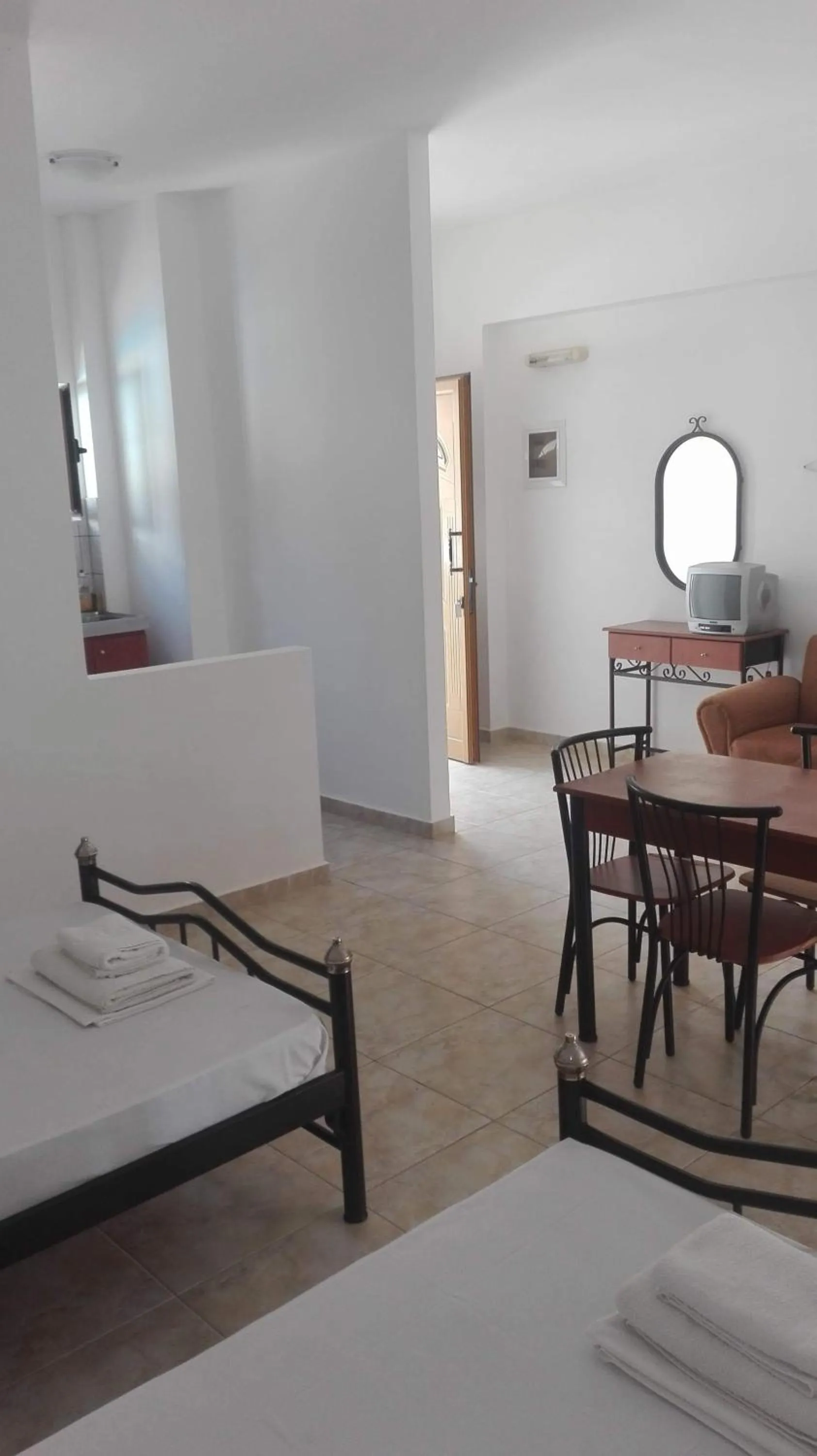 Bed in Sfinias Apartments