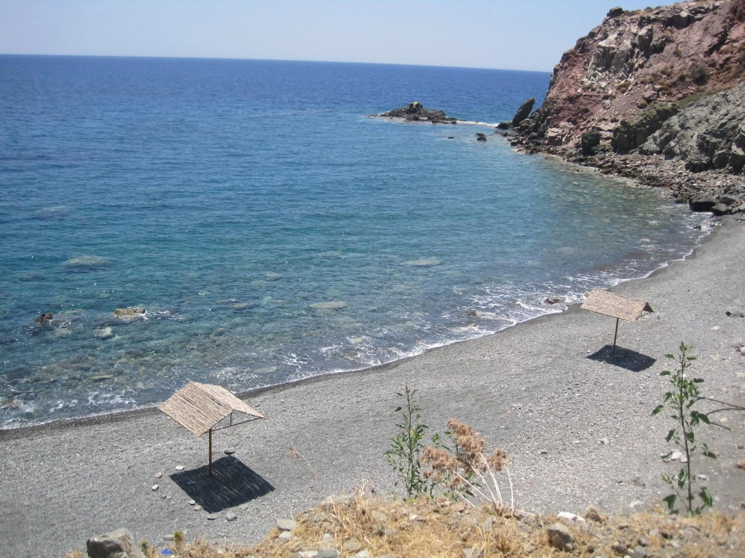 Beach in Sfinias Apartments
