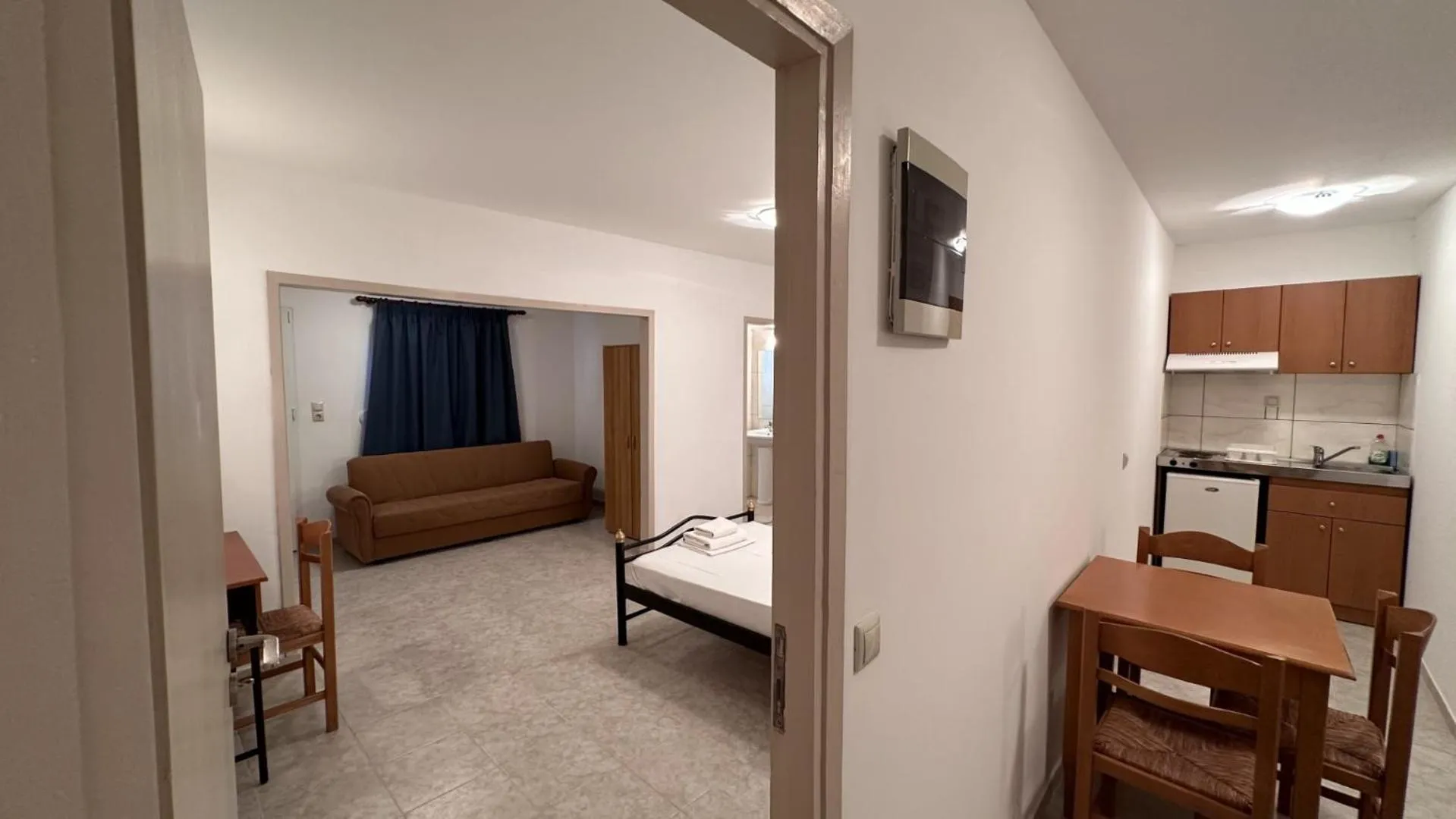 Bed in Sfinias Apartments