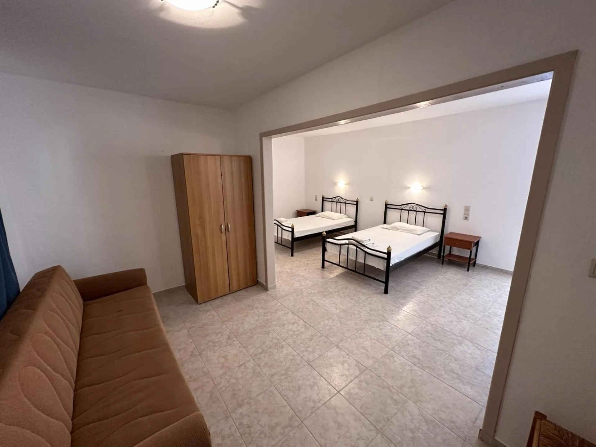 Bed in Sfinias Apartments