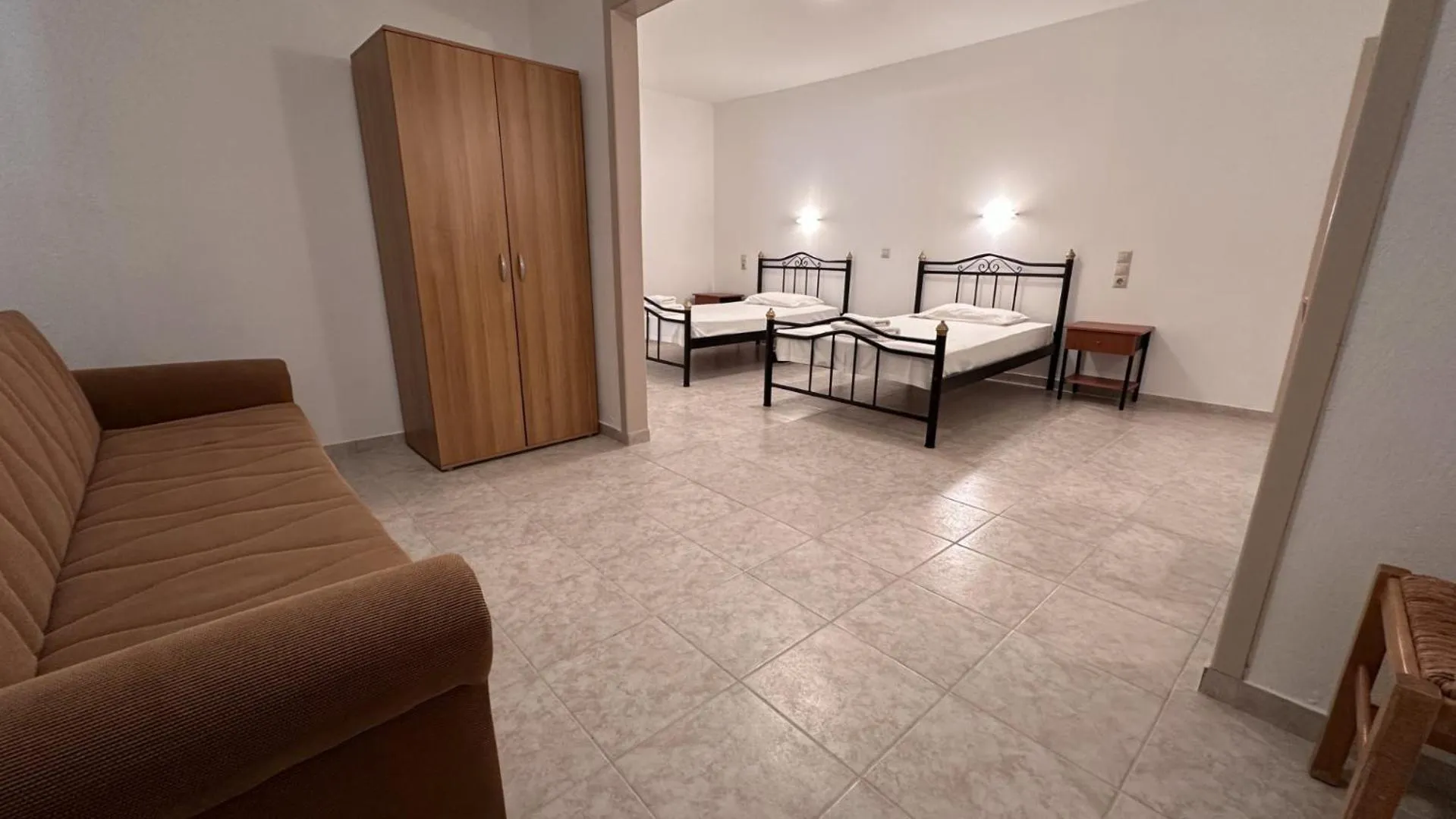 Bed in Sfinias Apartments