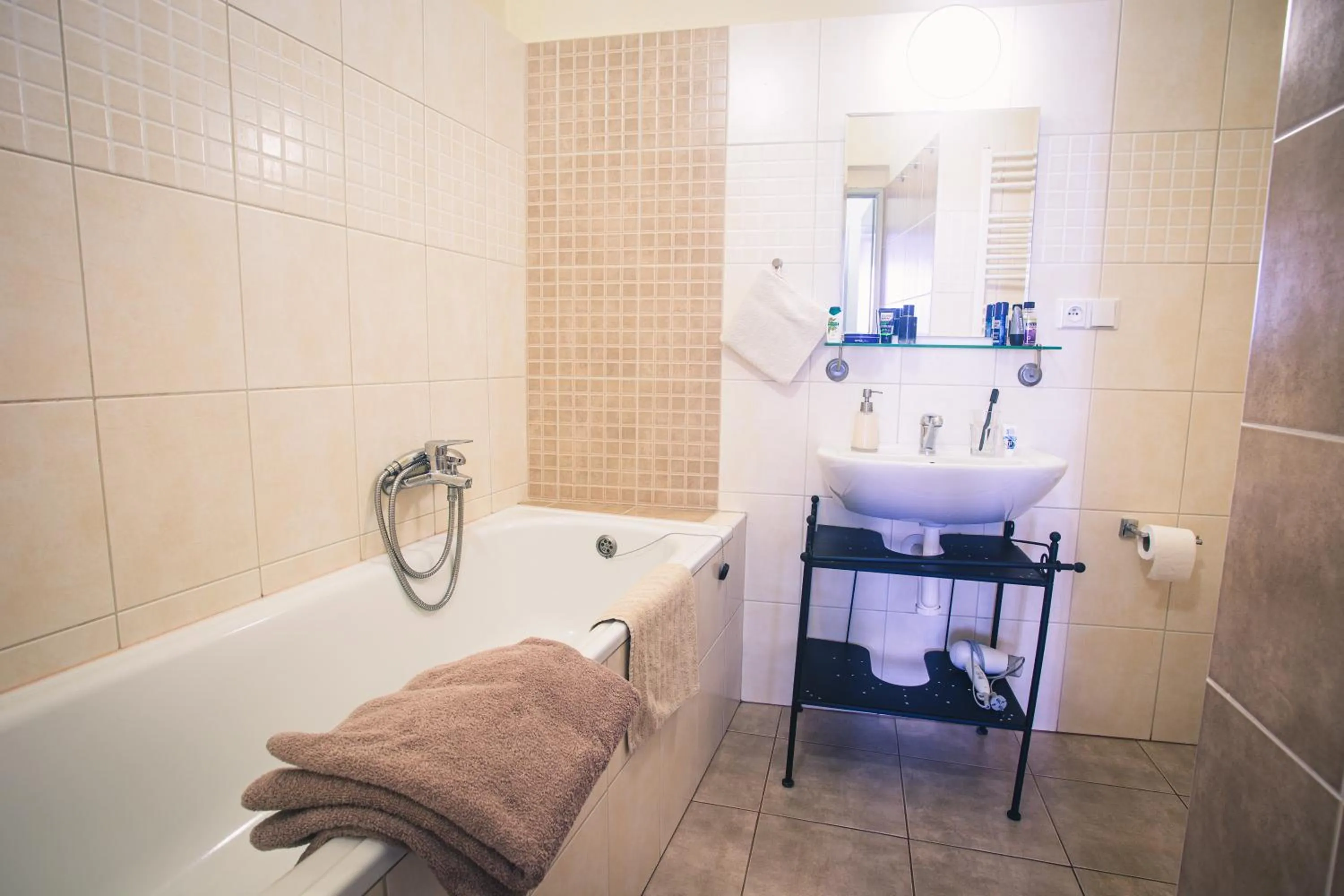 Bathroom in Downtown Apartments