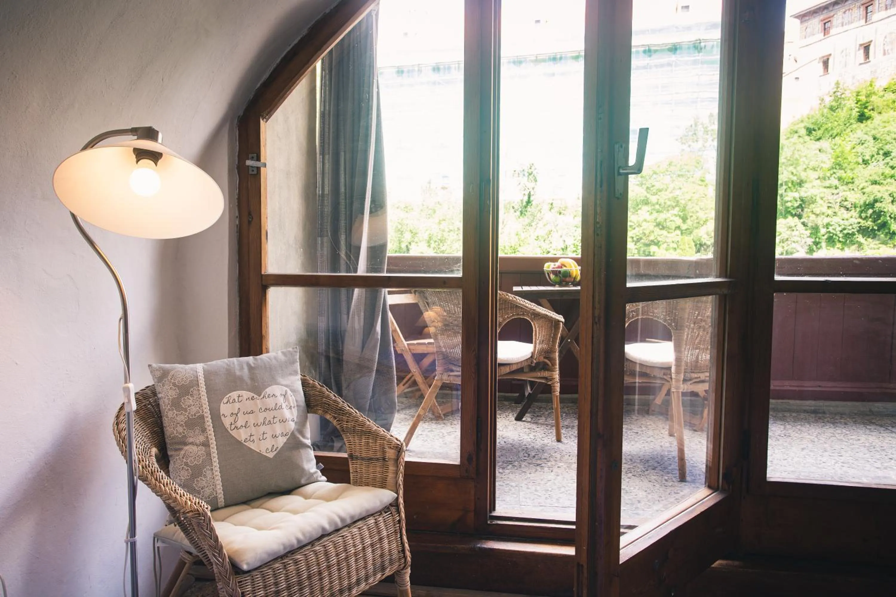Seating area in Downtown Apartments