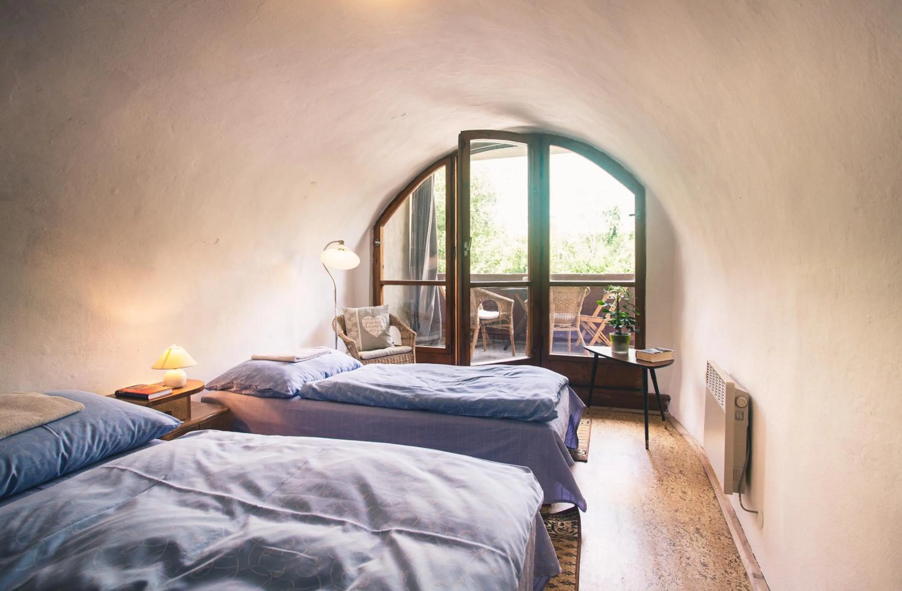 Bed in Downtown Apartments