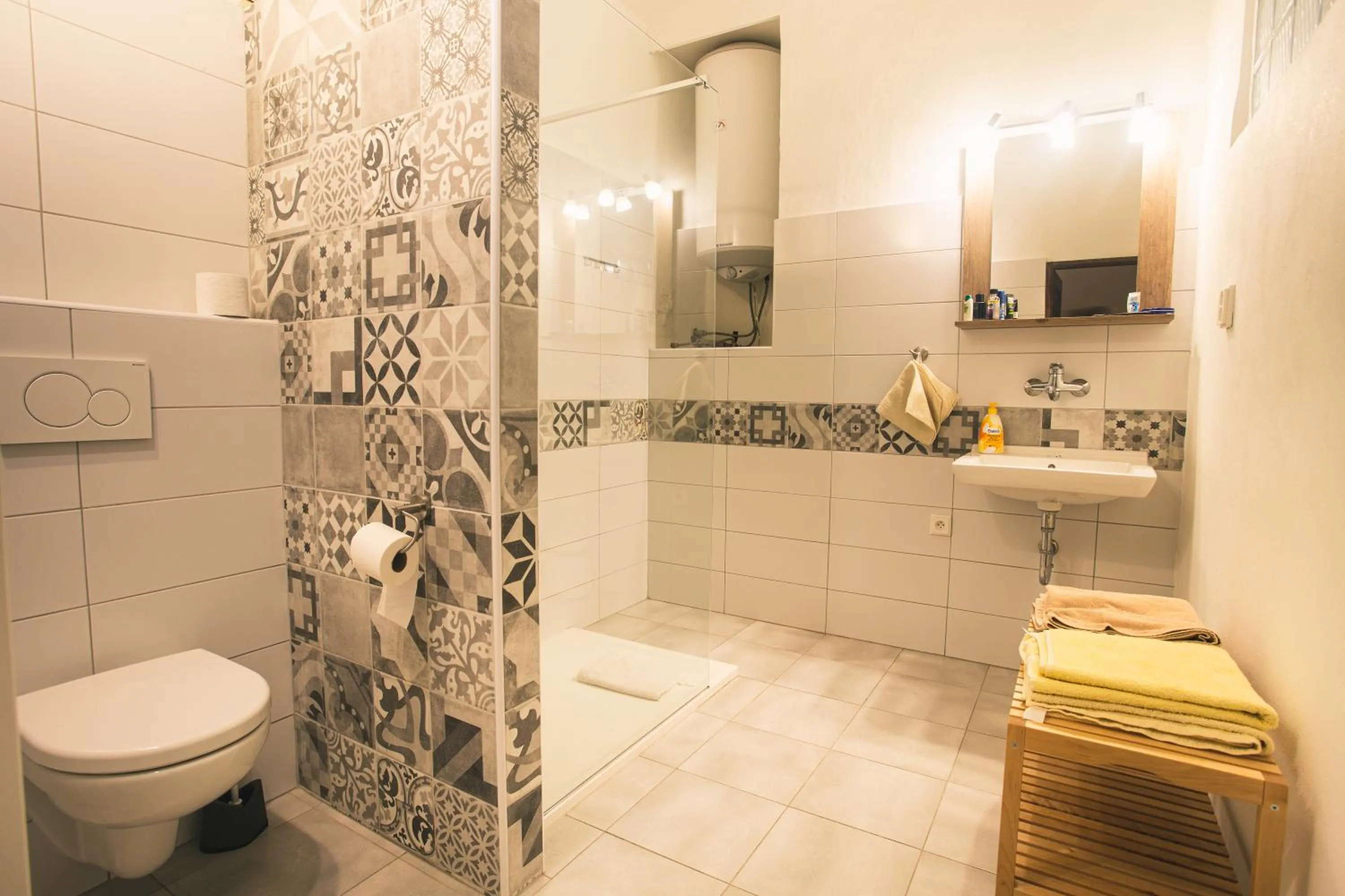 Shower in Downtown Apartments