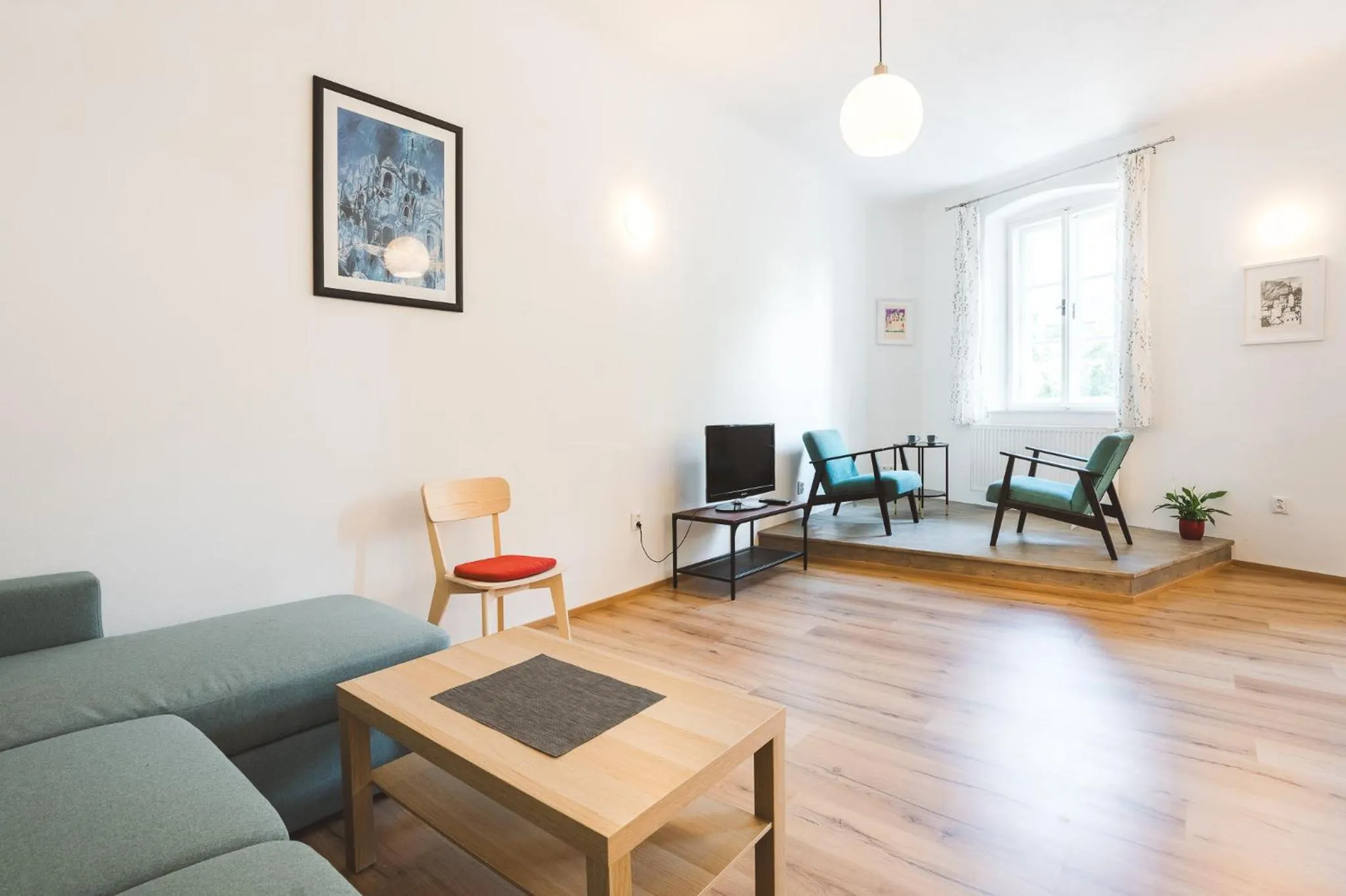 Living room in Downtown Apartments