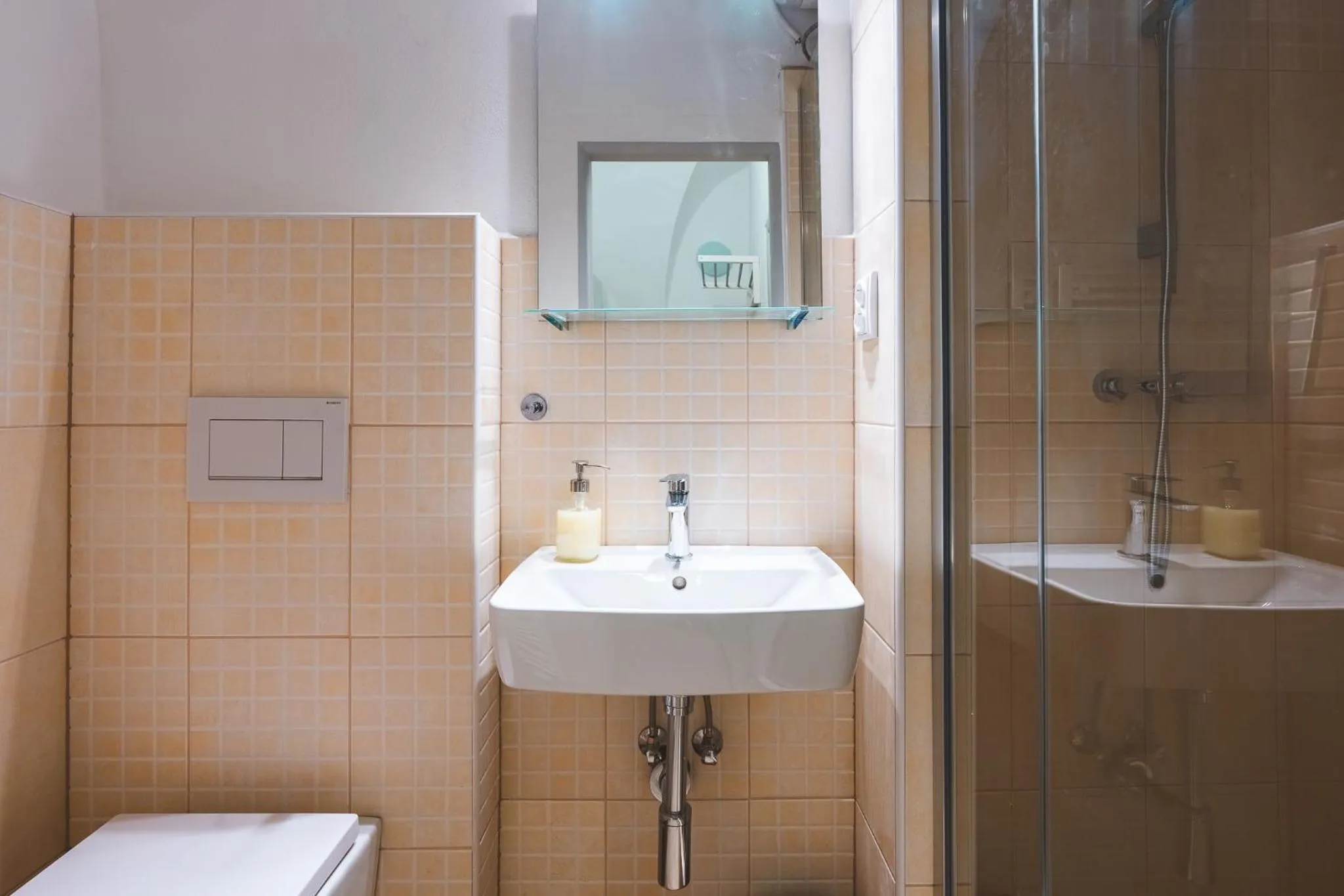 Bathroom in Downtown Apartments