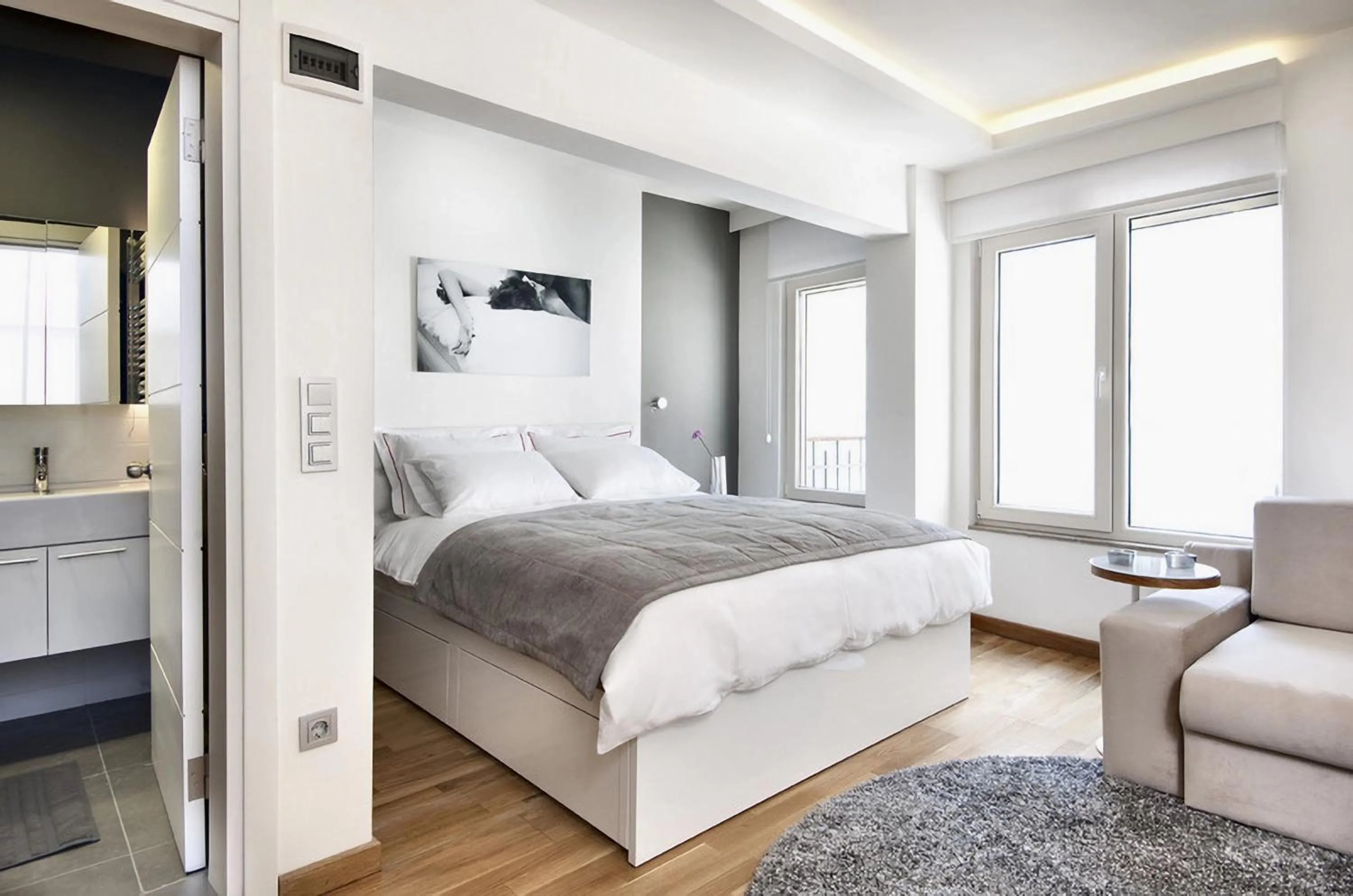 Photo of the whole room, Bed in Nuru Ziya Residences