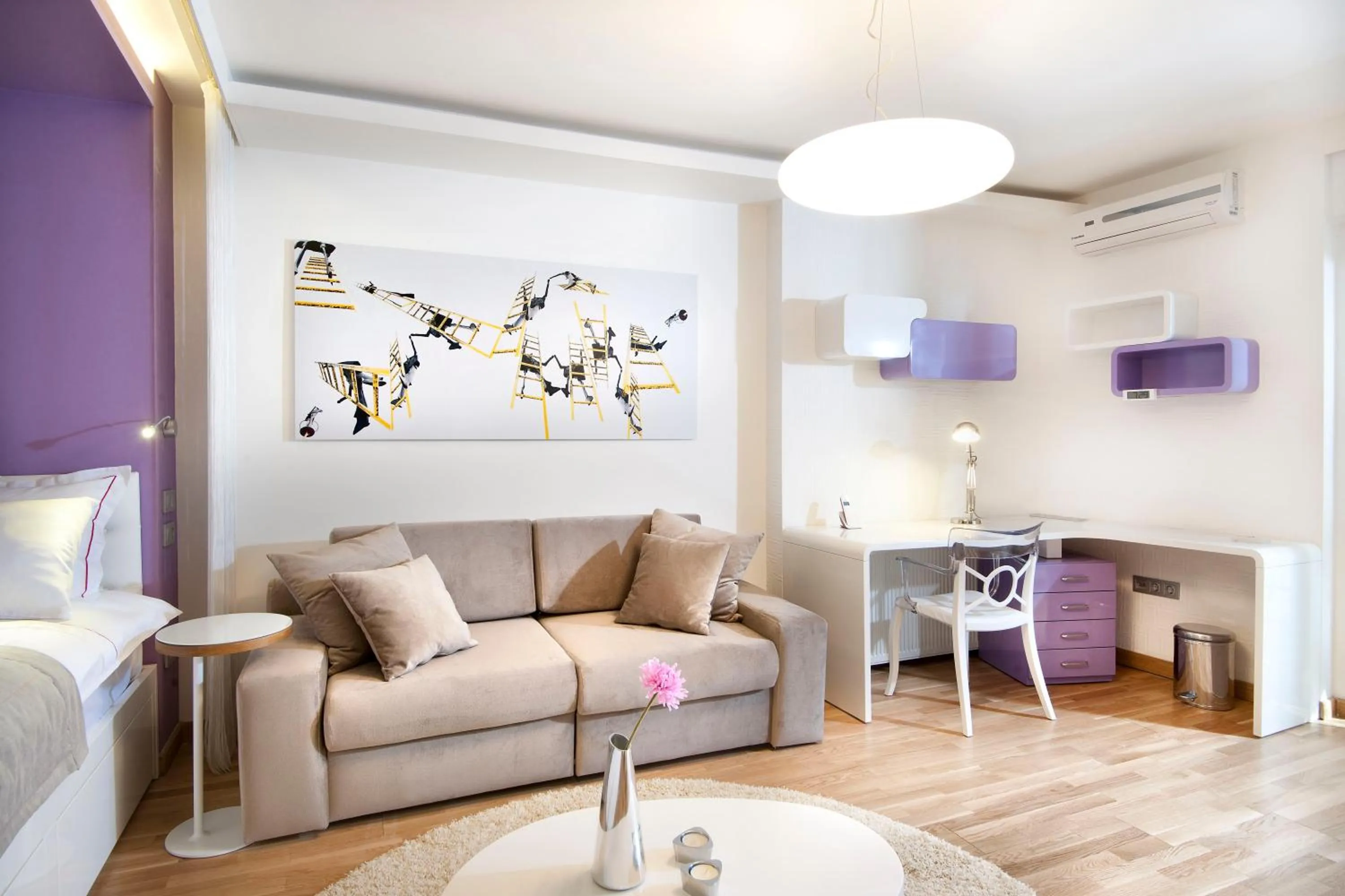 Seating area in Nuru Ziya Residences