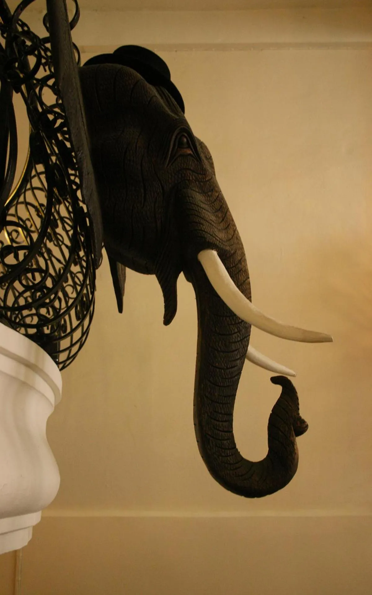 Decorative detail in Born Free Hostel