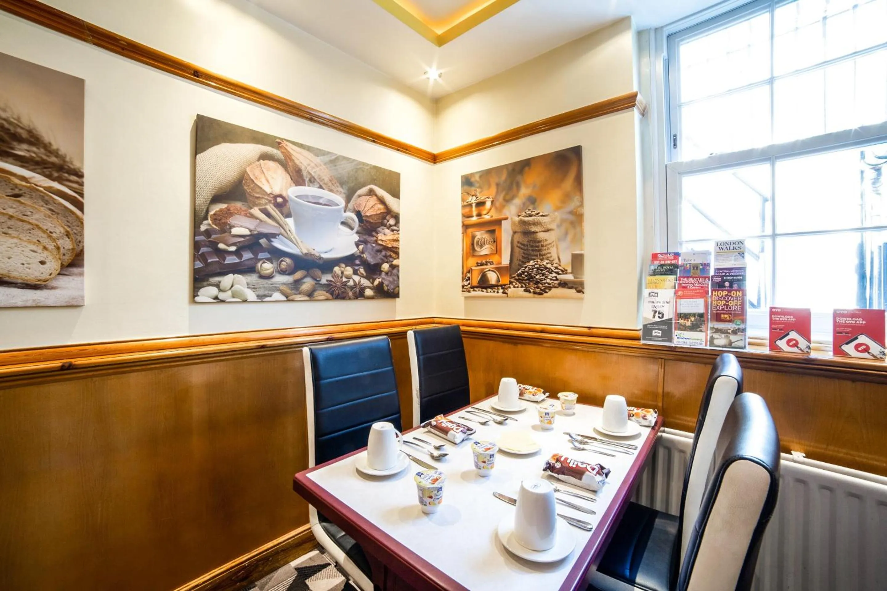 Dining area in Vegas Hotel