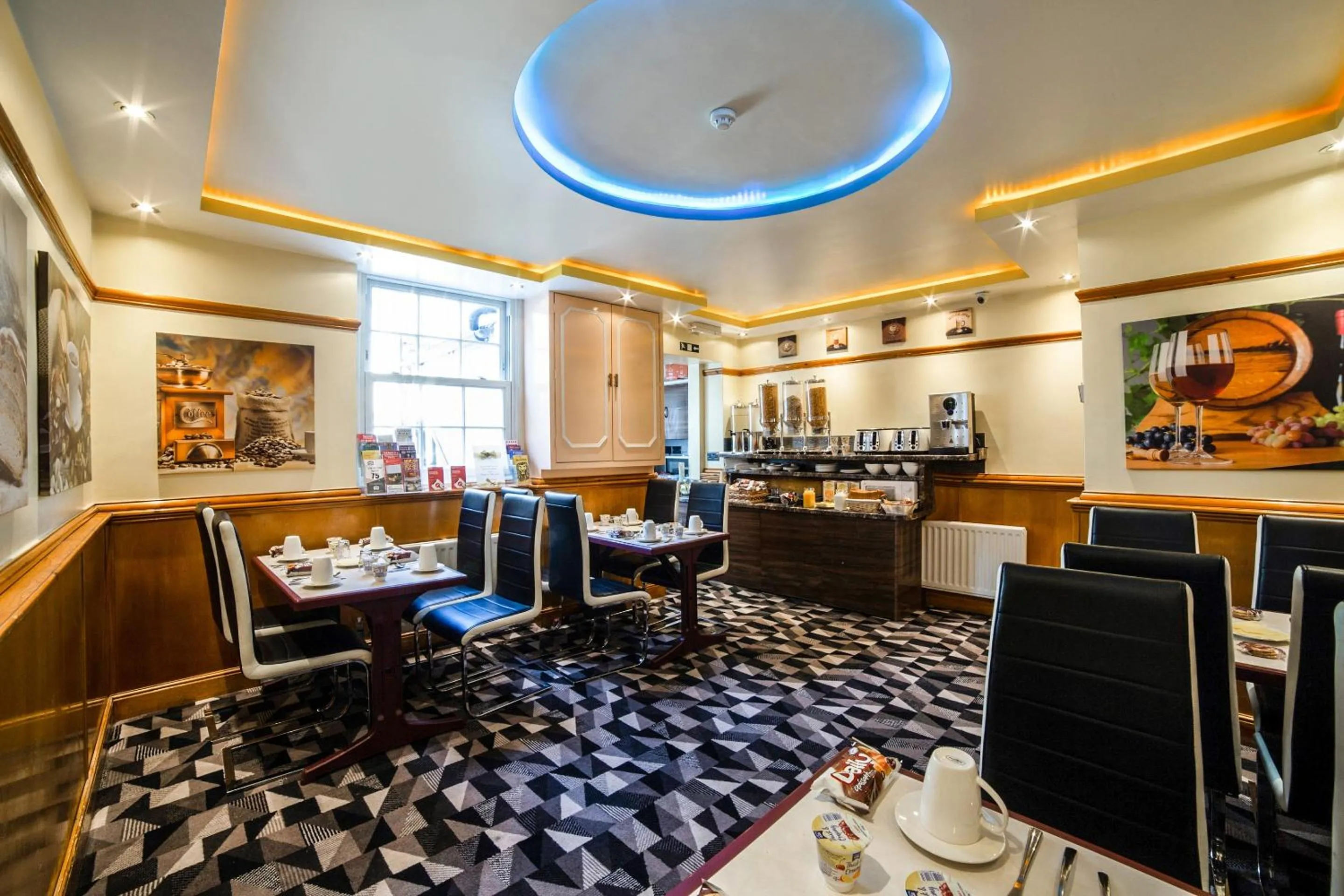 Dining area in Vegas Hotel