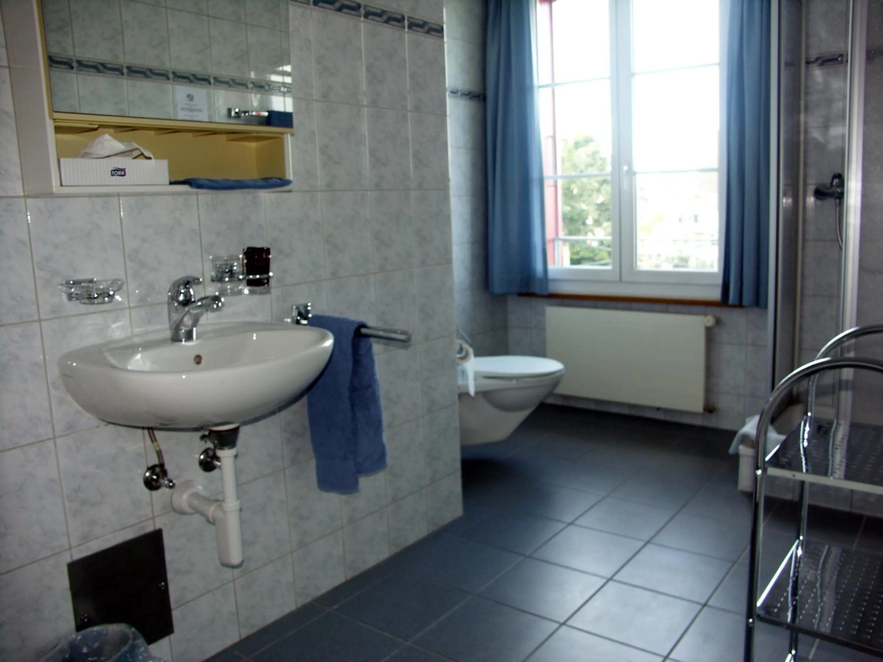 Bathroom in Hotel Restaurant Bahnhof