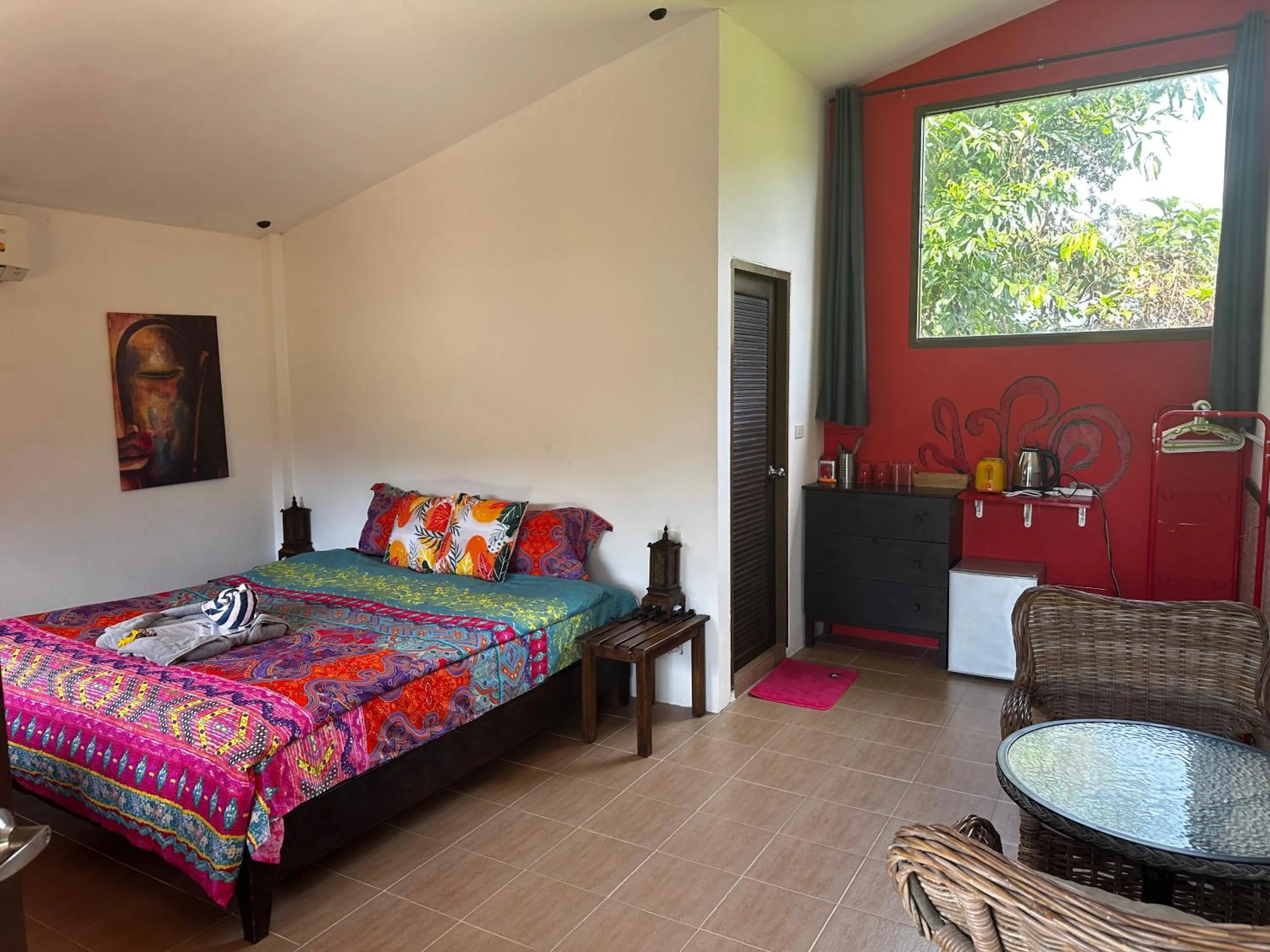 Bedroom, Bed in Escape-Cabins