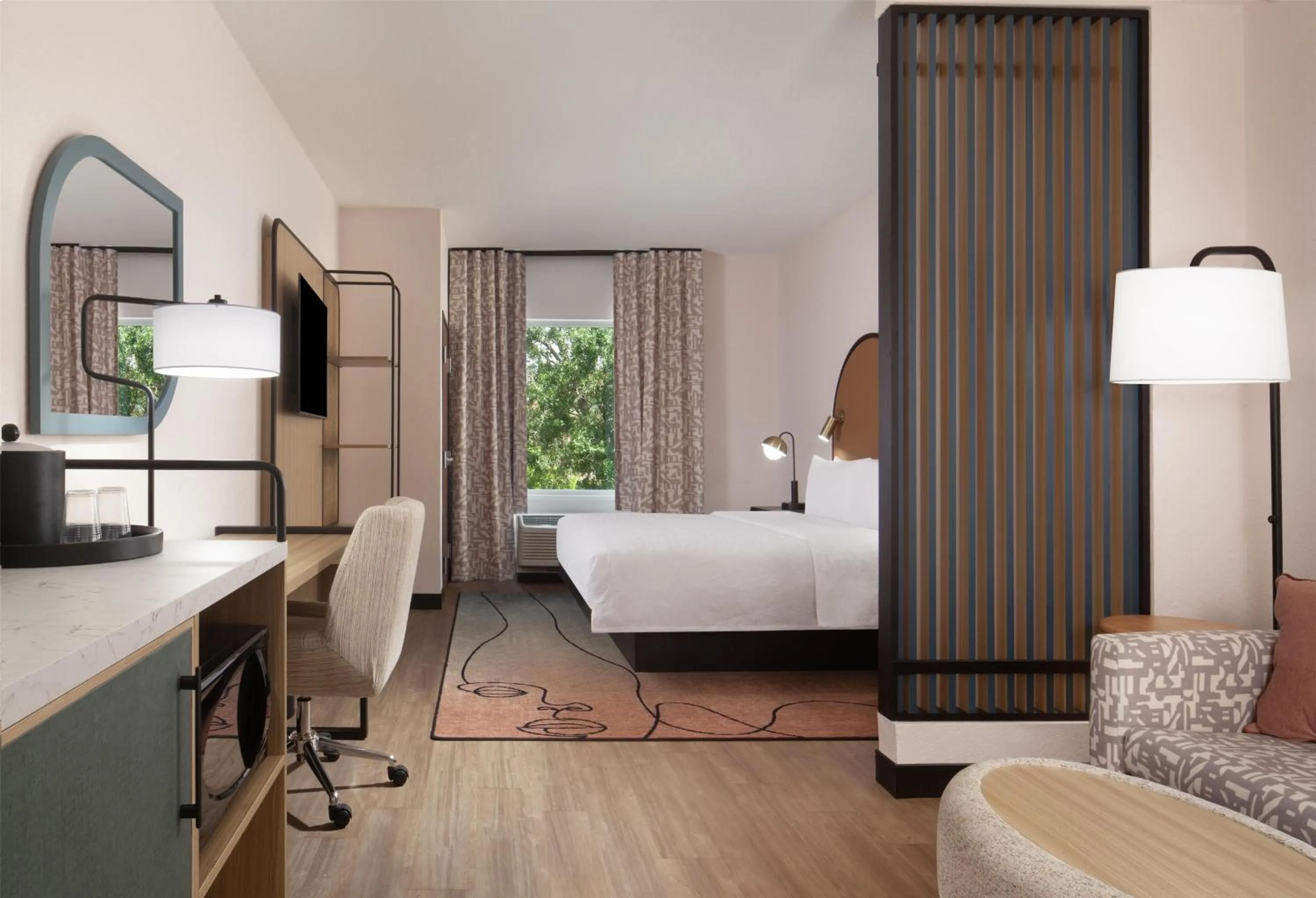 Bed in Hampton Inn by Hilton Tampa Fairgrounds Casino