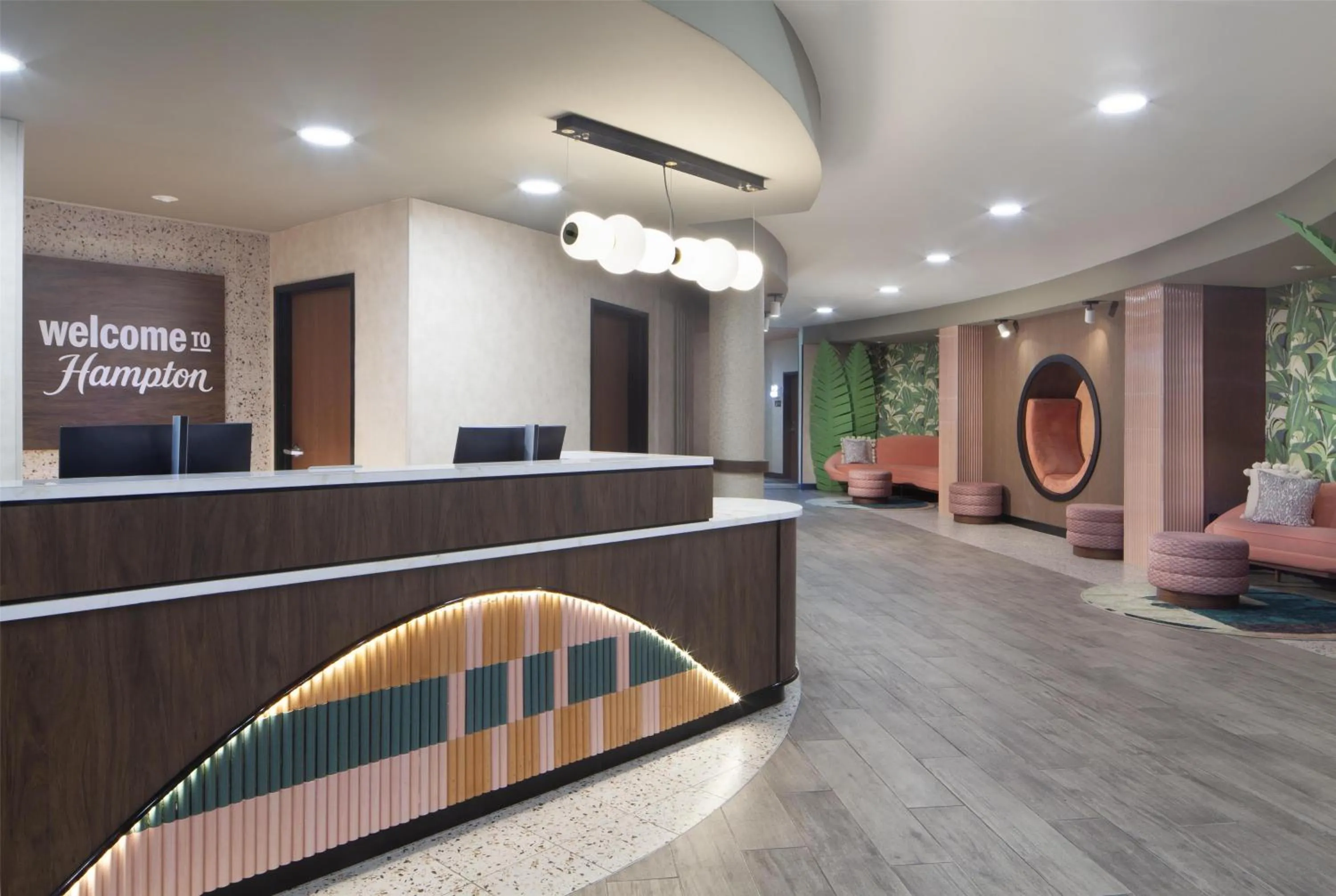 Lobby or reception in Hampton Inn by Hilton Tampa Fairgrounds Casino