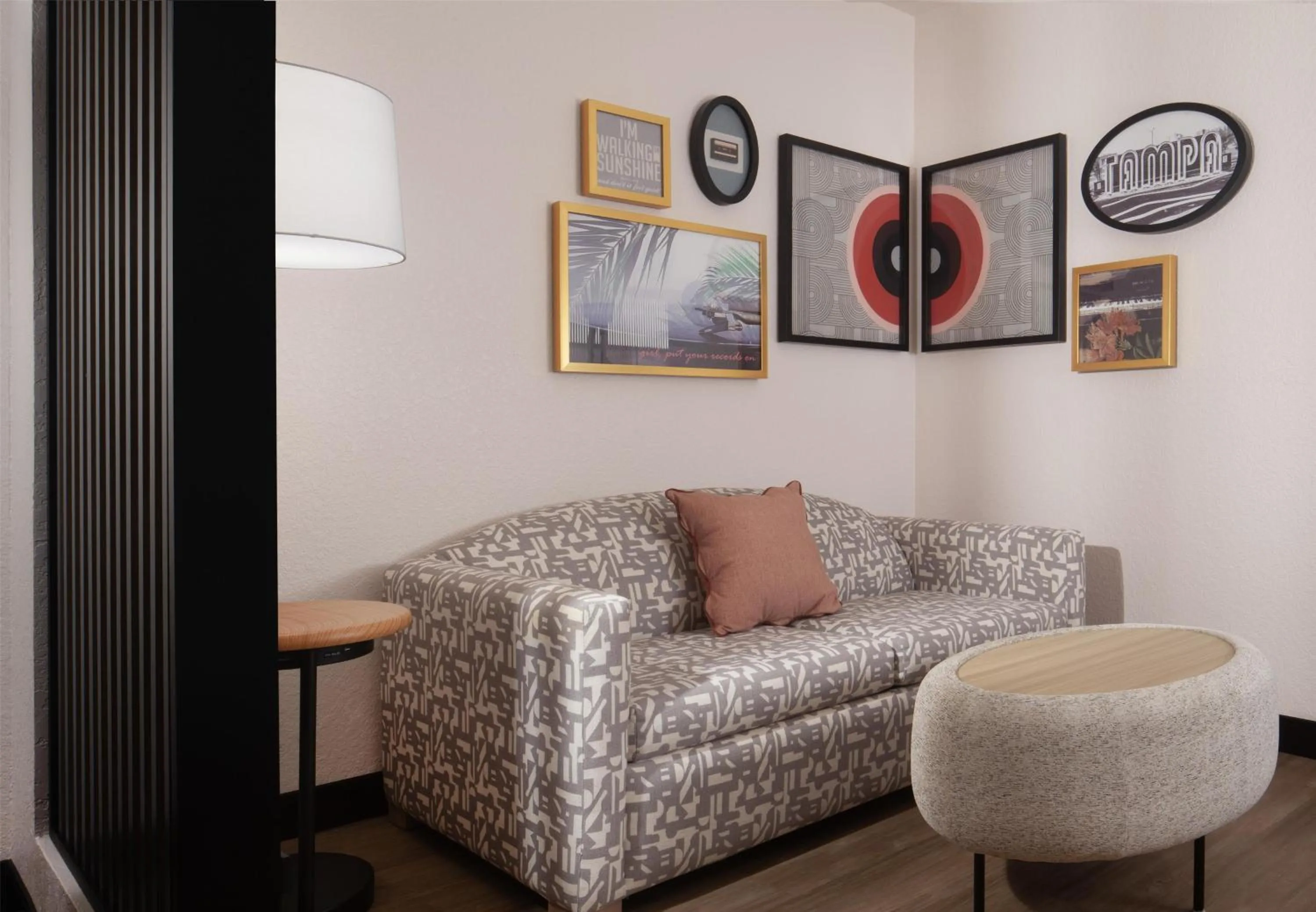 Living room in Hampton Inn by Hilton Tampa Fairgrounds Casino