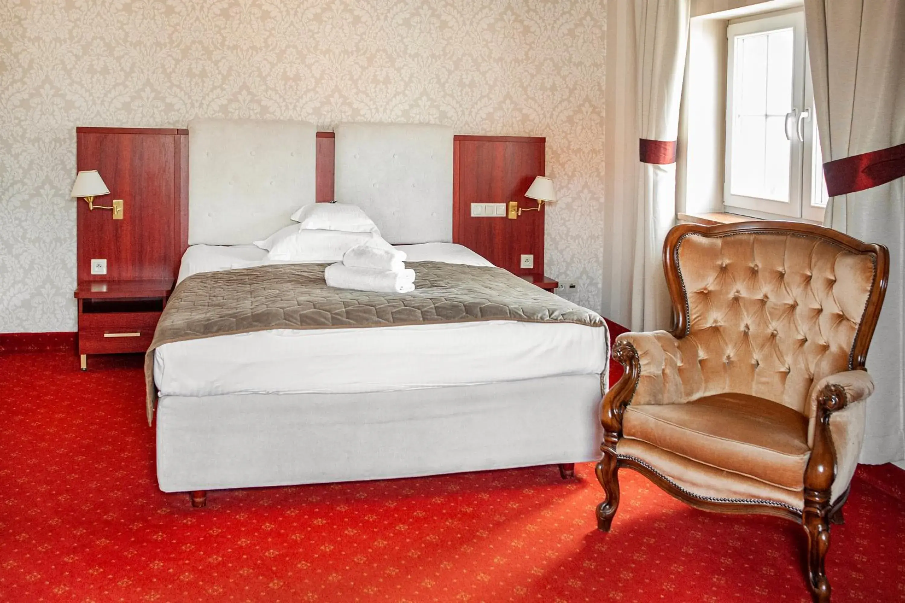 Standard King Room - single occupancy in Hotel Spichlerz Lubawa Standard King Room - single occupancy in Hotel Spichlerz Lubawa