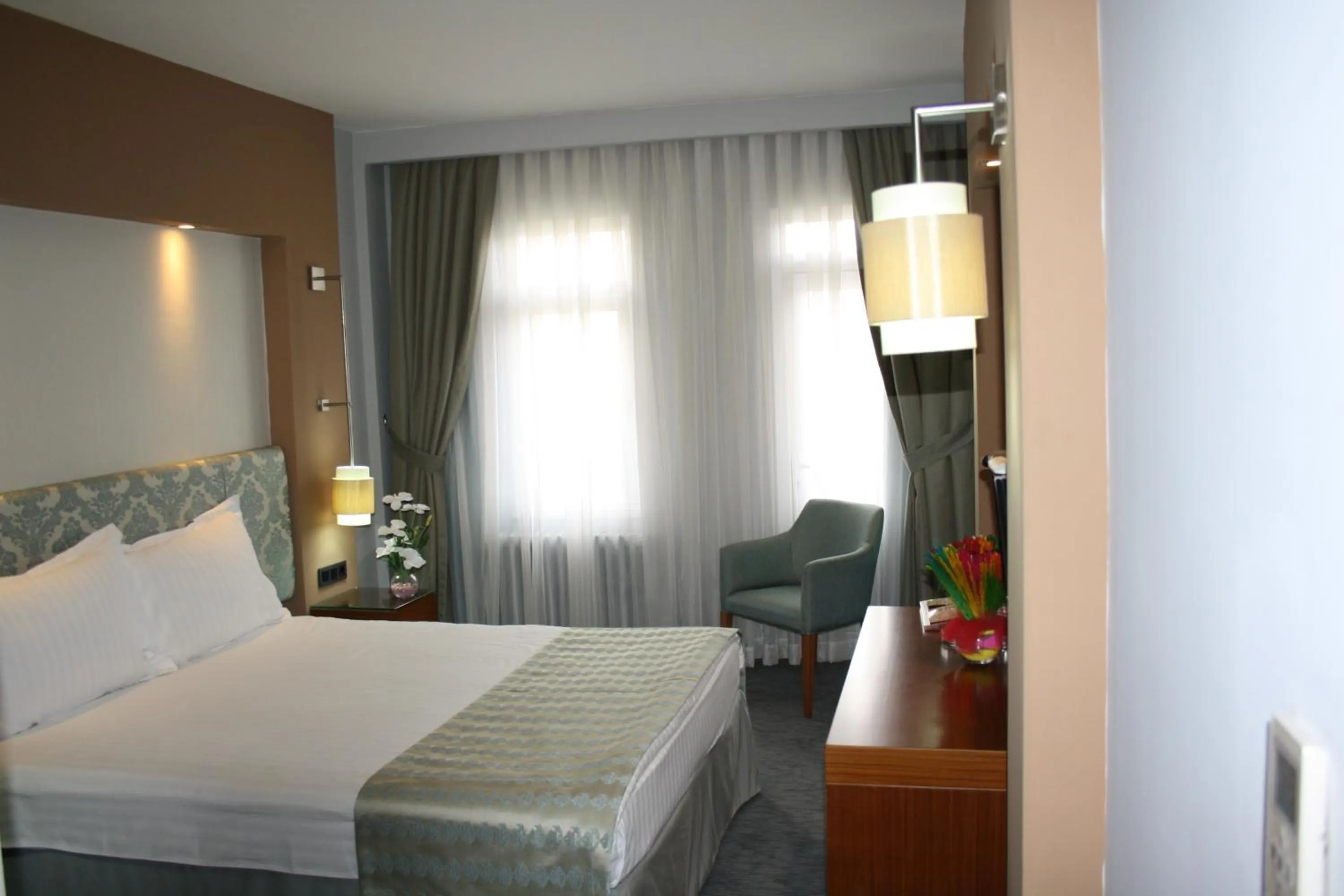 Bed in Sapci Prestige Hotel