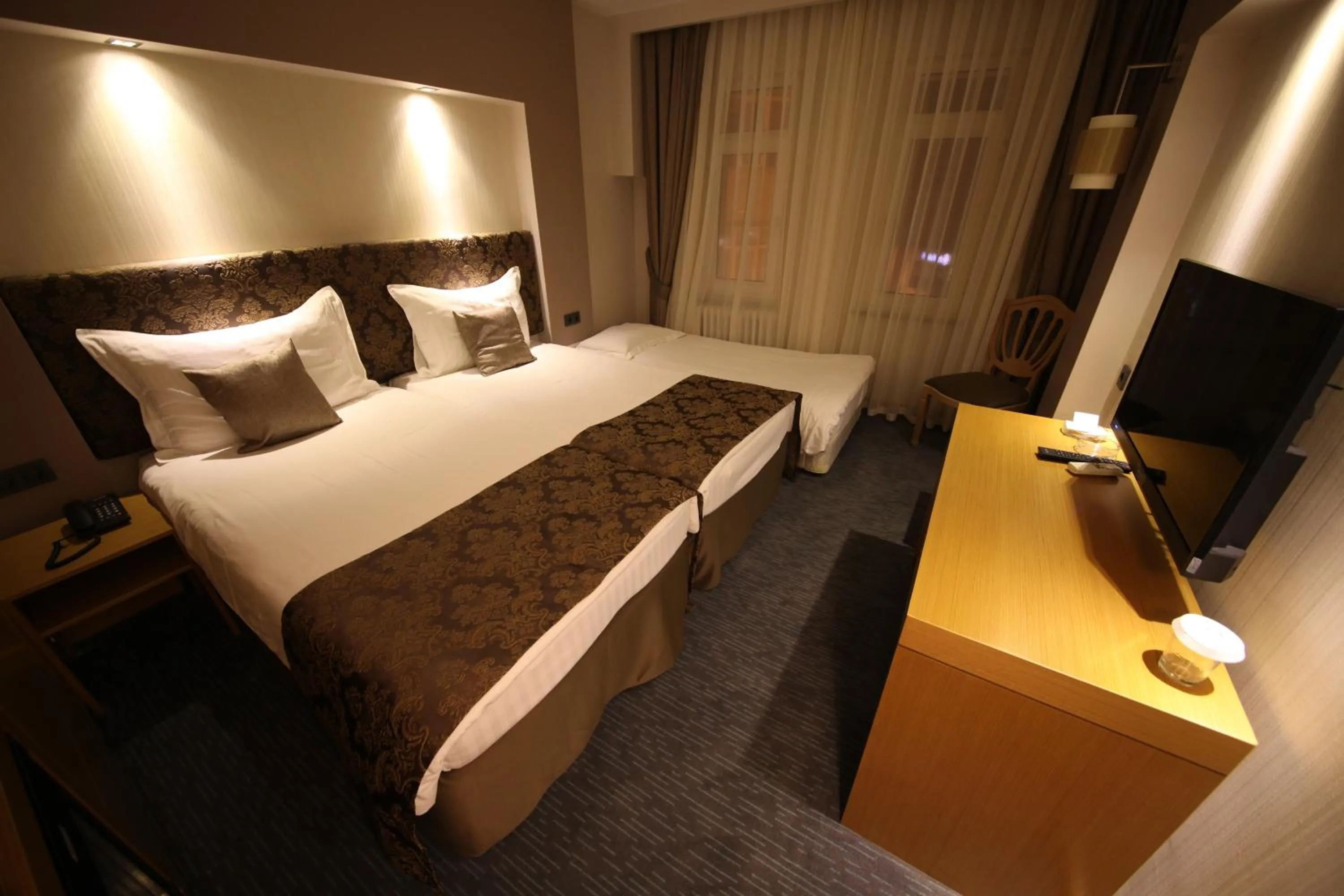 Bed in Sapci Prestige Hotel